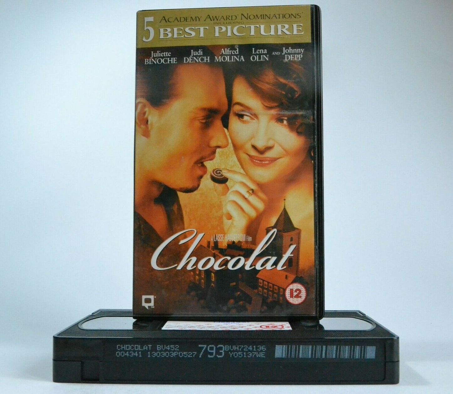 Chocolat: Based On Joanne Harris Novel - Romantic Drama - Johnny Depp - Pal VHS-