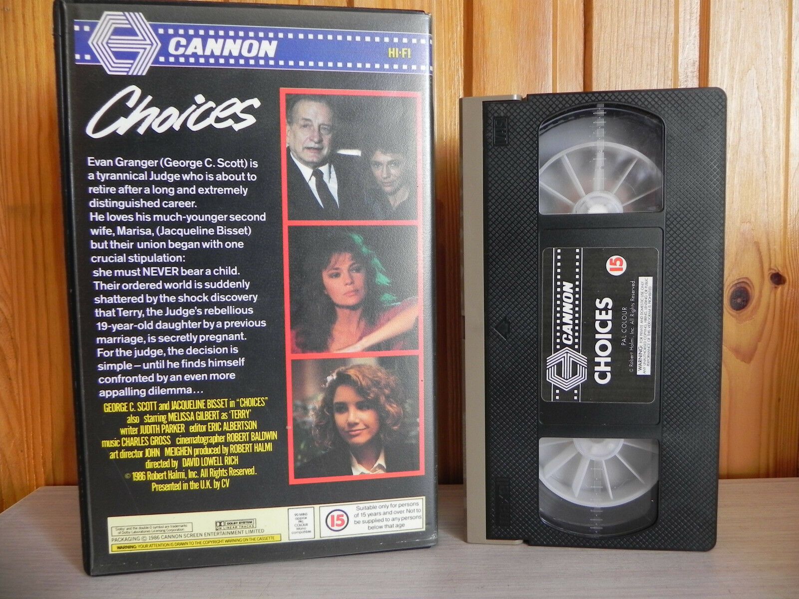 Choices - Cannon Release - Big Box - 1986 - Crime Drama - Pre Cert - Pal VHS-