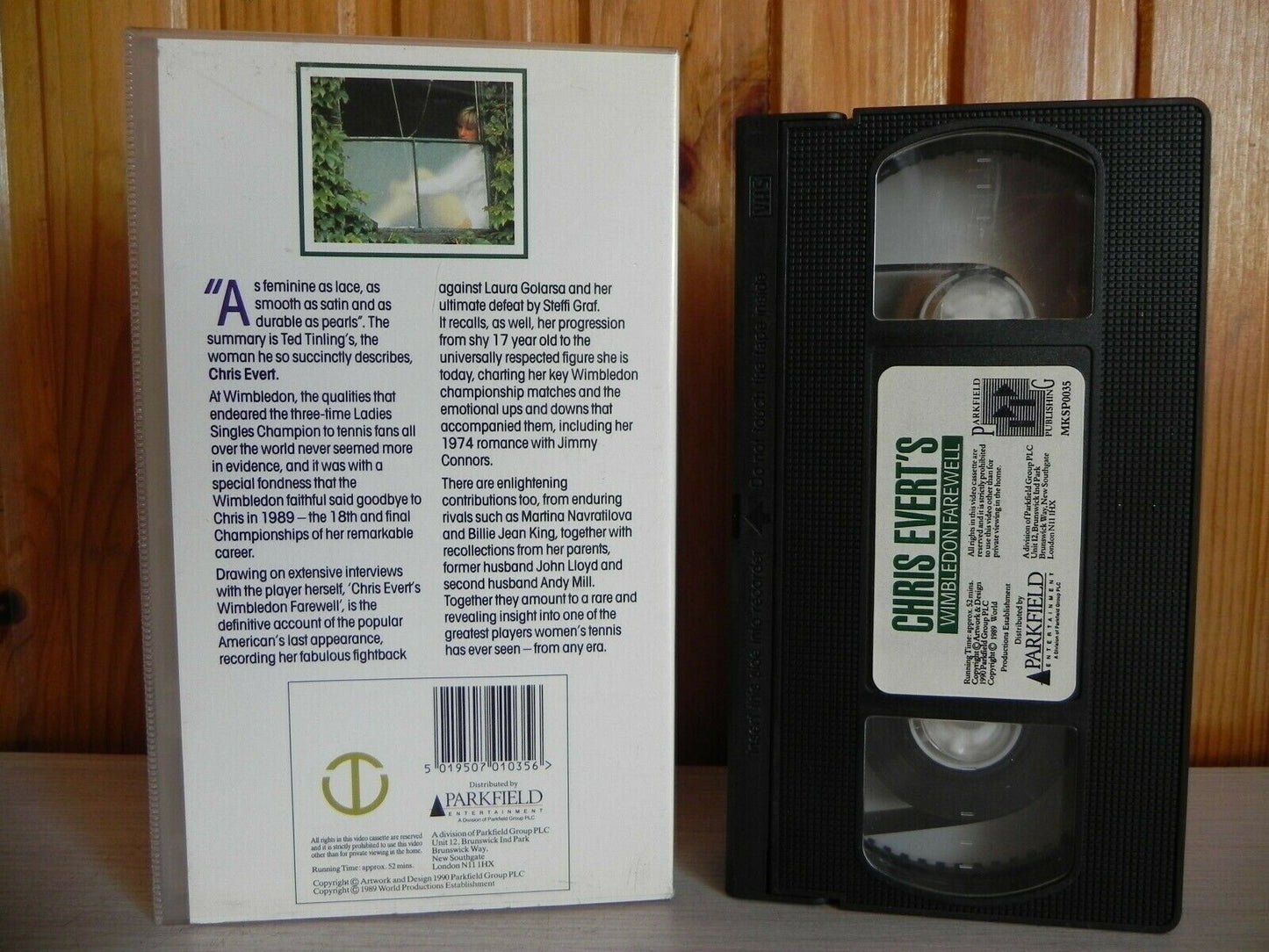 Chris Evert's - Wimbledon Farewell - Interviews With The Player Herself - VHS-