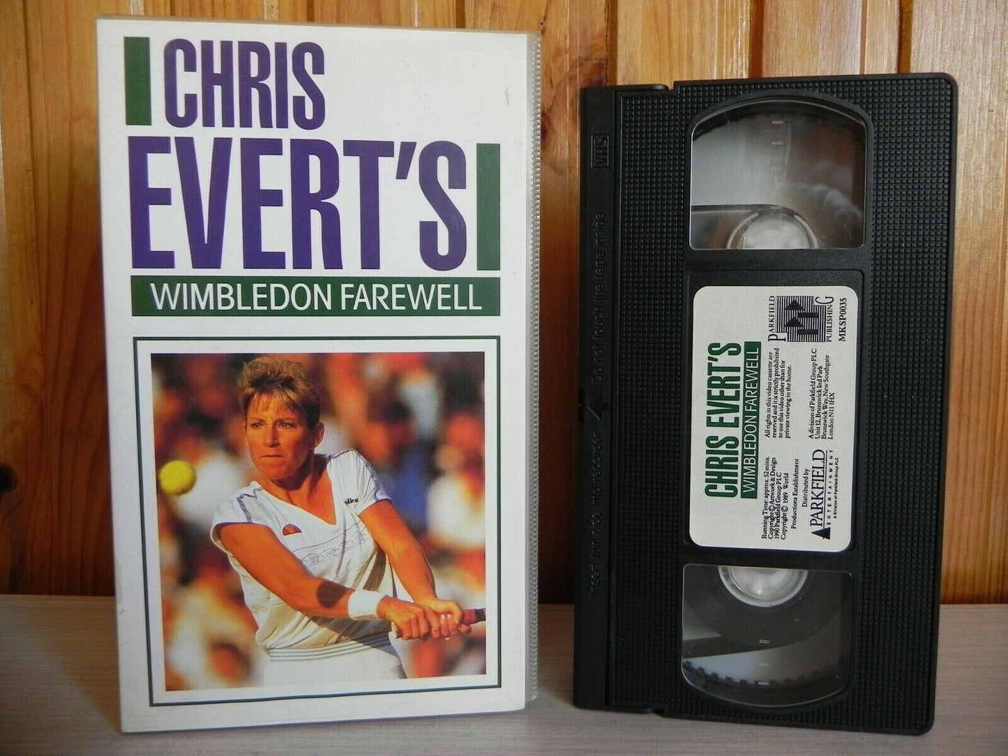 Chris Evert's - Wimbledon Farewell - Interviews With The Player Herself - VHS-