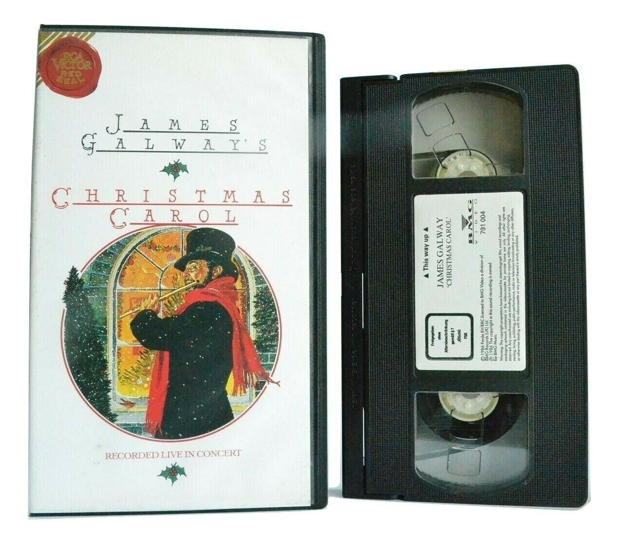 Christmas Carol: By James Galway - Live In Concert - Music Performance - VHS-