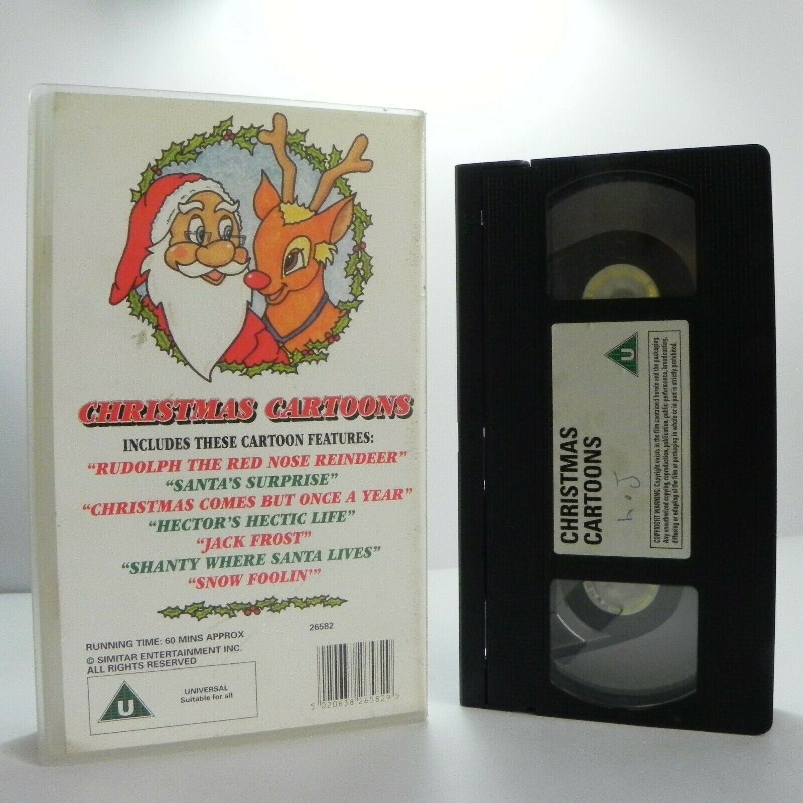 Christmas Cartoons - Animated - Classic Holiday Stories - Children's - Pal VHS-