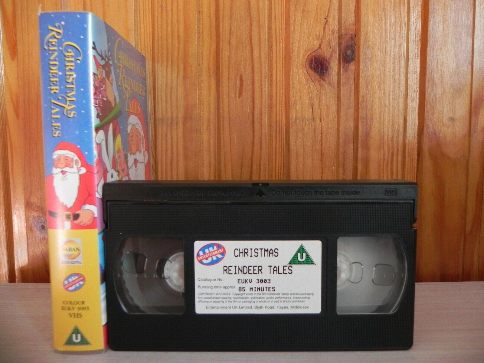 Christmas Reindeer Tales - Luxury Children's Video - Over 80 Mins - UK - Pal VHS-