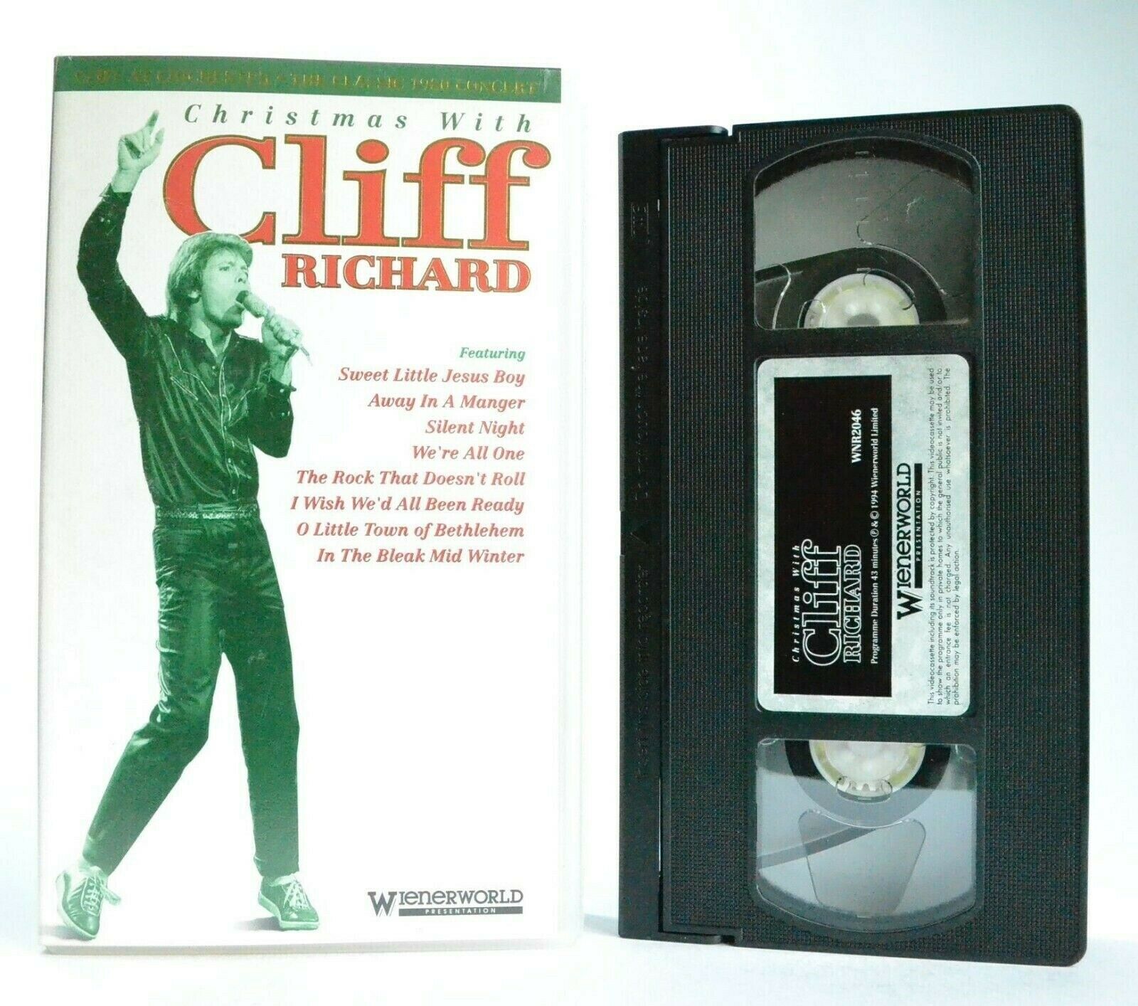 Christmas With Cliff Richards: Classic Concert (1980) - Classic Carols - Pal VHS-