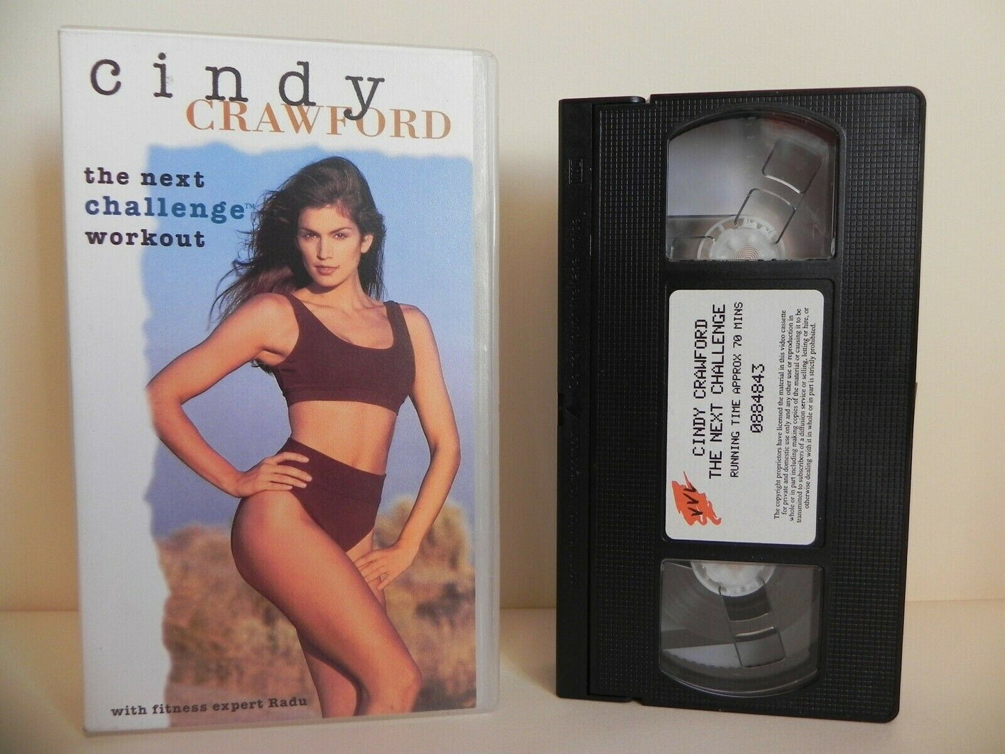 Cindy Crawford - The Next Challenge Workout - Exercises - Fitness - Pal VHS-