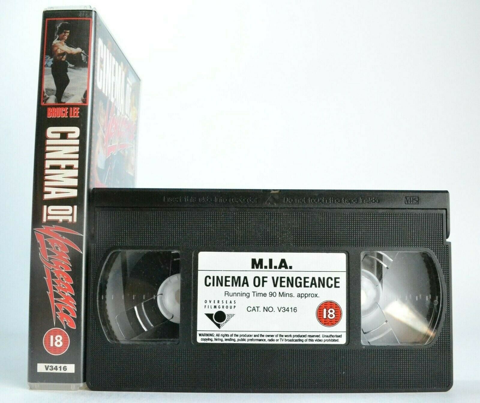 Cinema Of Vengeance: Martial Arts Movies History - Bruce Lee - Jackie Chan - VHS-