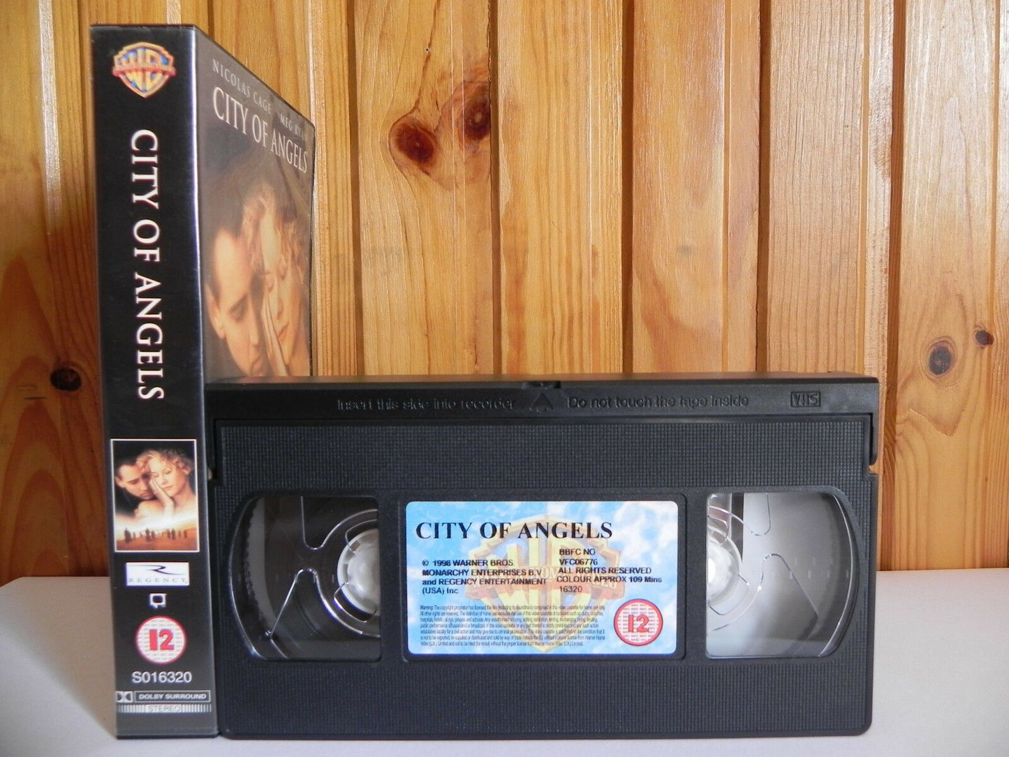 City Of Angels - Warner Home - Drama - Nicolas Cage - Meg Ryan - Pal VHS-