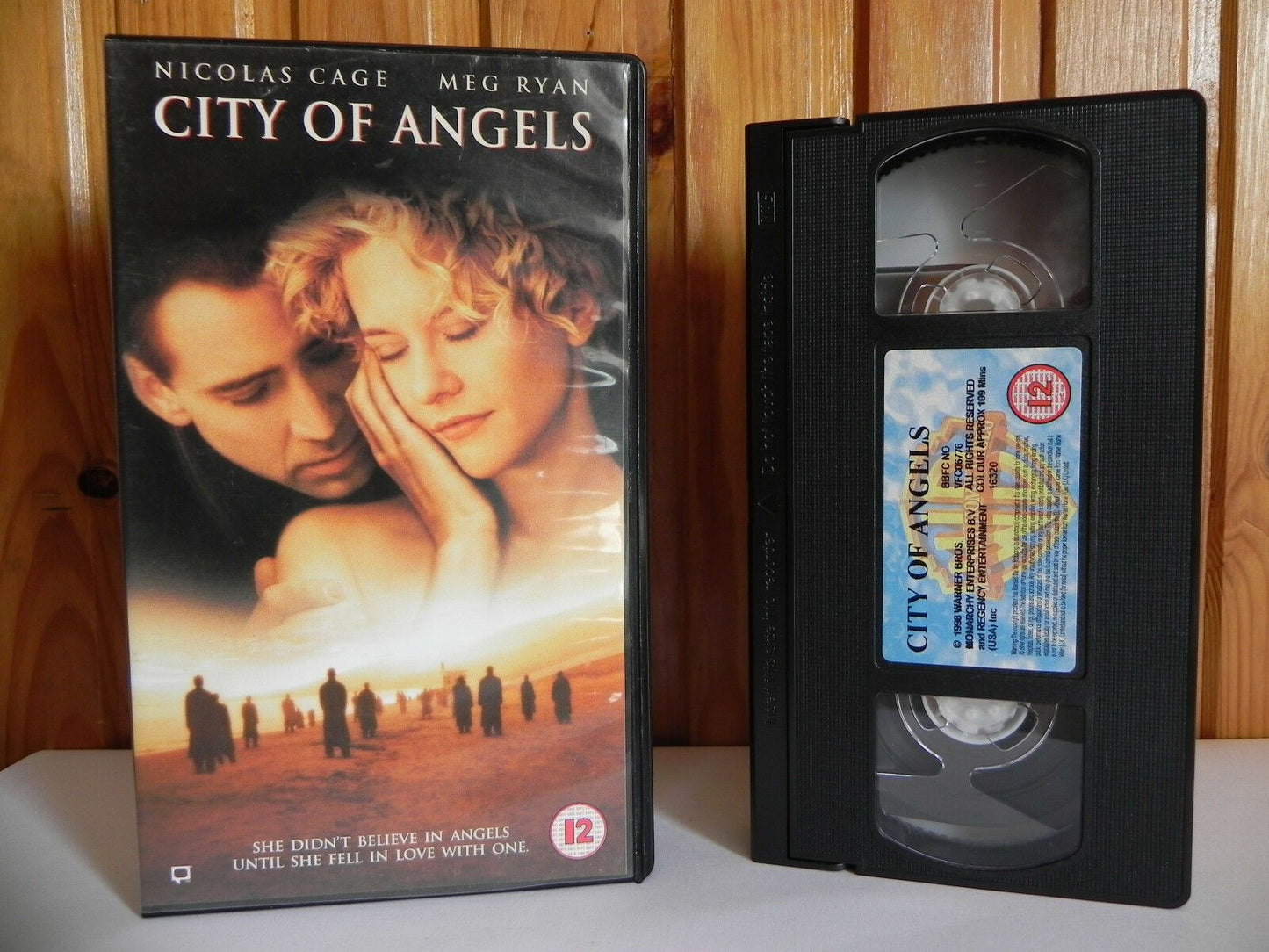 City Of Angels - Warner Home - Drama - Nicolas Cage - Meg Ryan - Pal VHS-