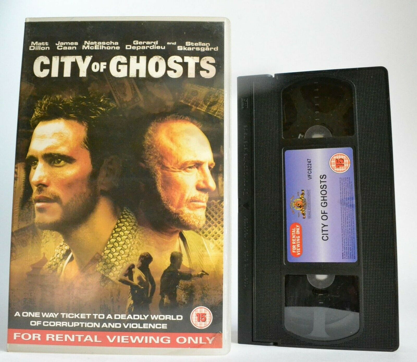 City Of Ghosts: Cambodian Hell - Large Box - Matt Dillon / James Caan - Pal VHS-