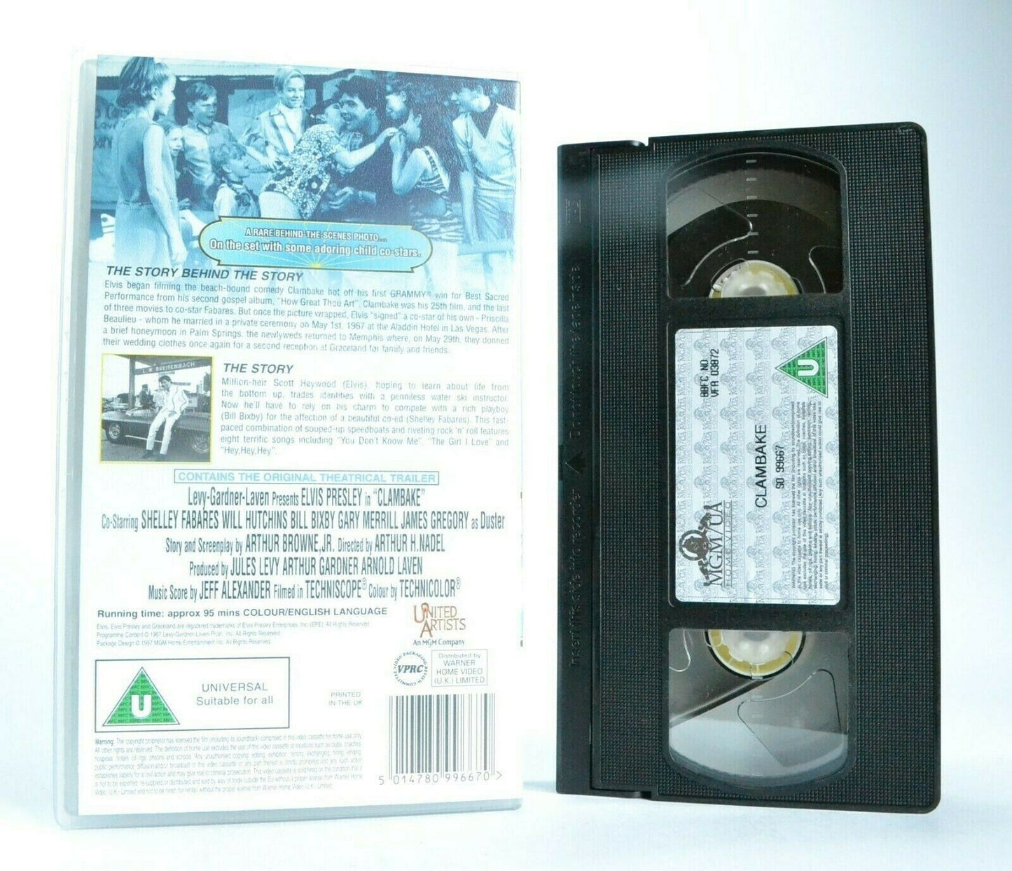 Clambake: Elvis Collection - Musical Comedy (1967) - Elvis Presley - Pal VHS-