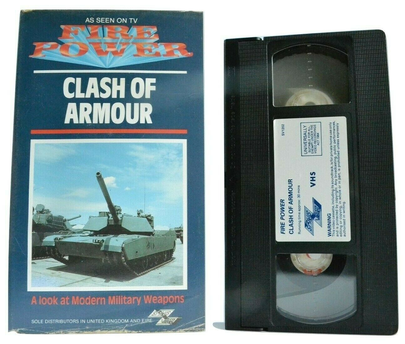 Clash Of Armour [Stylus Video]: Modern Military Weapons - Documentary - Pal VHS-