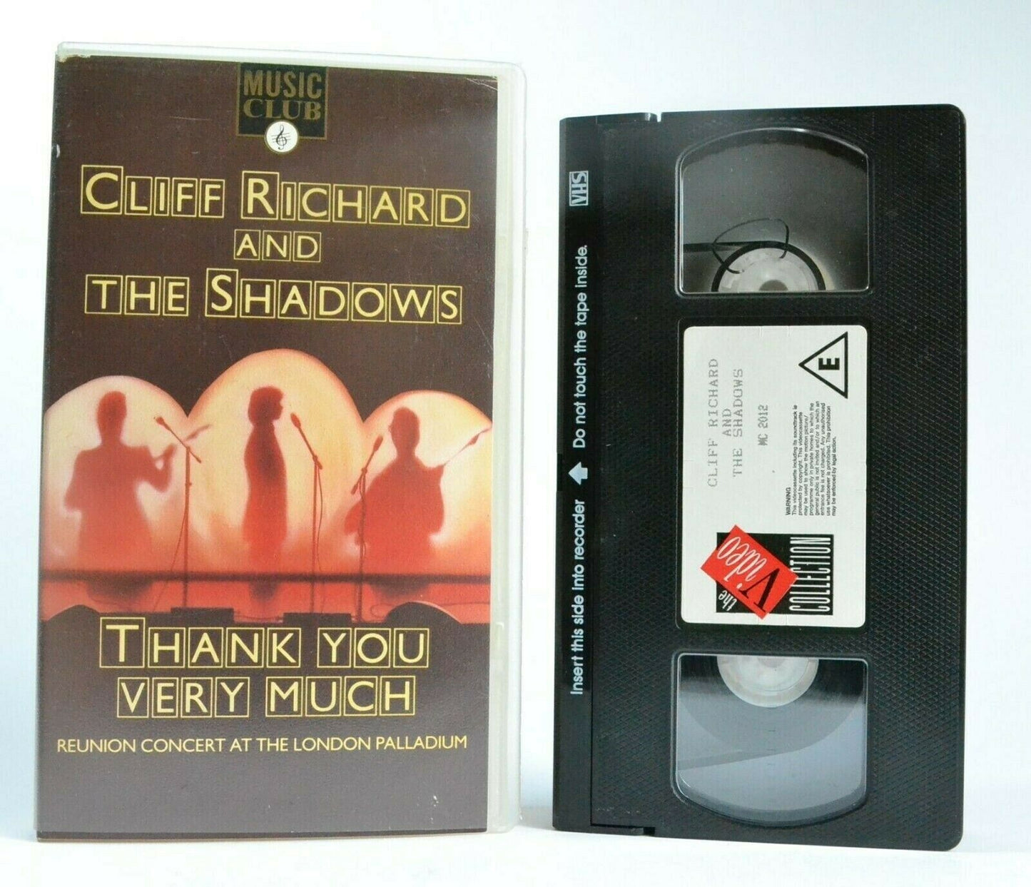 Cliff Richards And The Shadows: Thank You Very Much - Reunion Concert - Pal VHS-