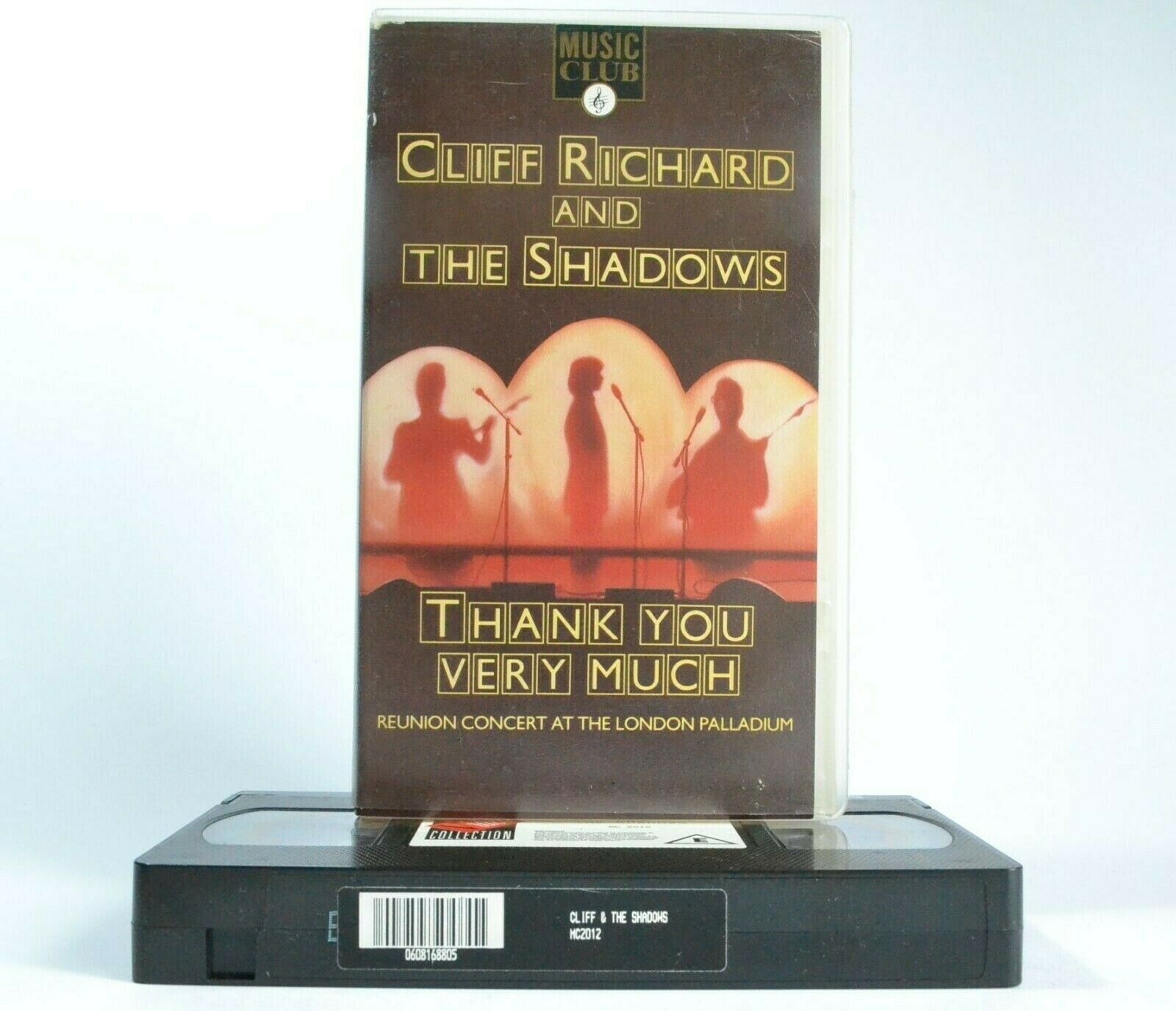 Cliff Richards And The Shadows: Thank You Very Much - Reunion Concert - Pal VHS-