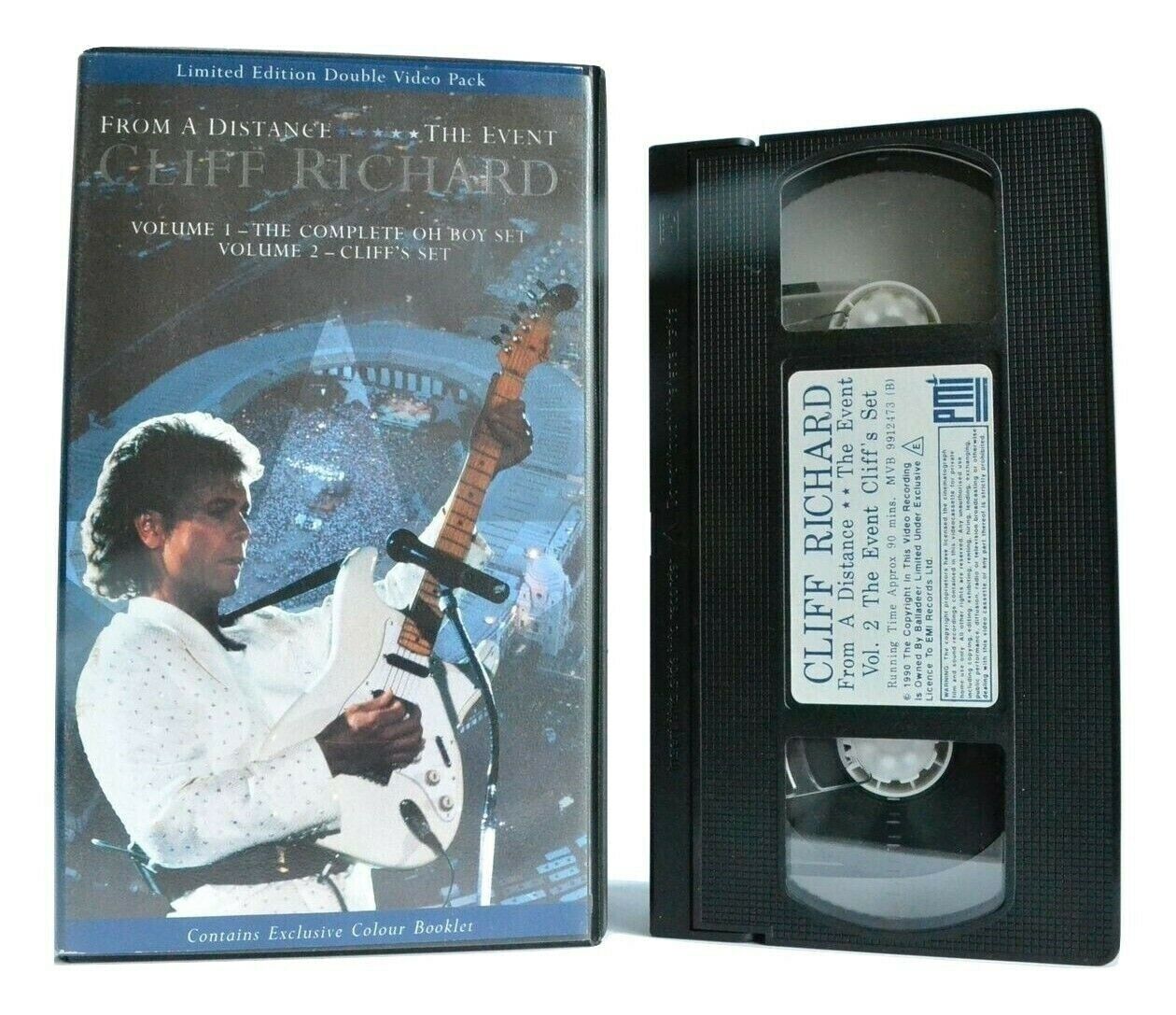 Cliff Richards: From A Distance - Special Collectors Issue - Live Music - VHS-