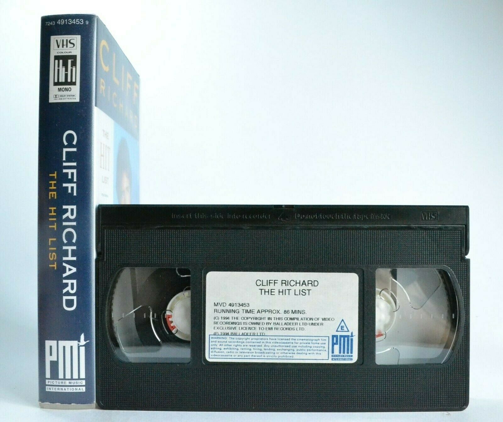 Cliff Richards: The Hit List - The Young Ones - Move It - Some People - Pal VHS-