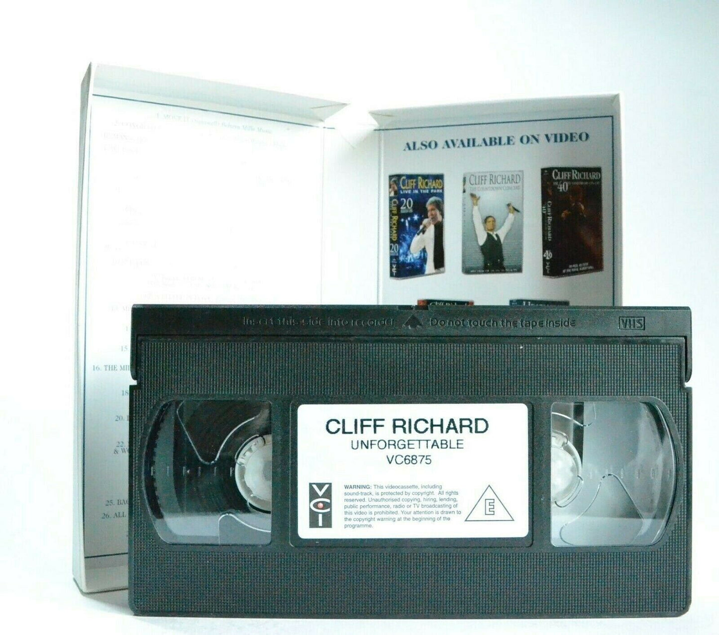 Cliff Richards: Unforgettable - Carton Box - Rare Performances - Music - Pal VHS-