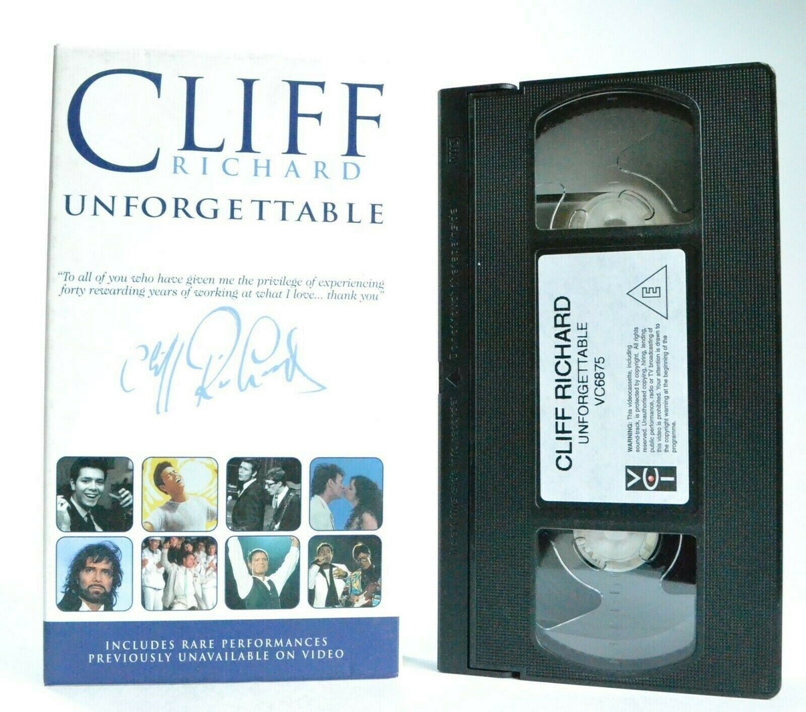 Cliff Richards: Unforgettable - Carton Box - Rare Performances - Music - Pal VHS-