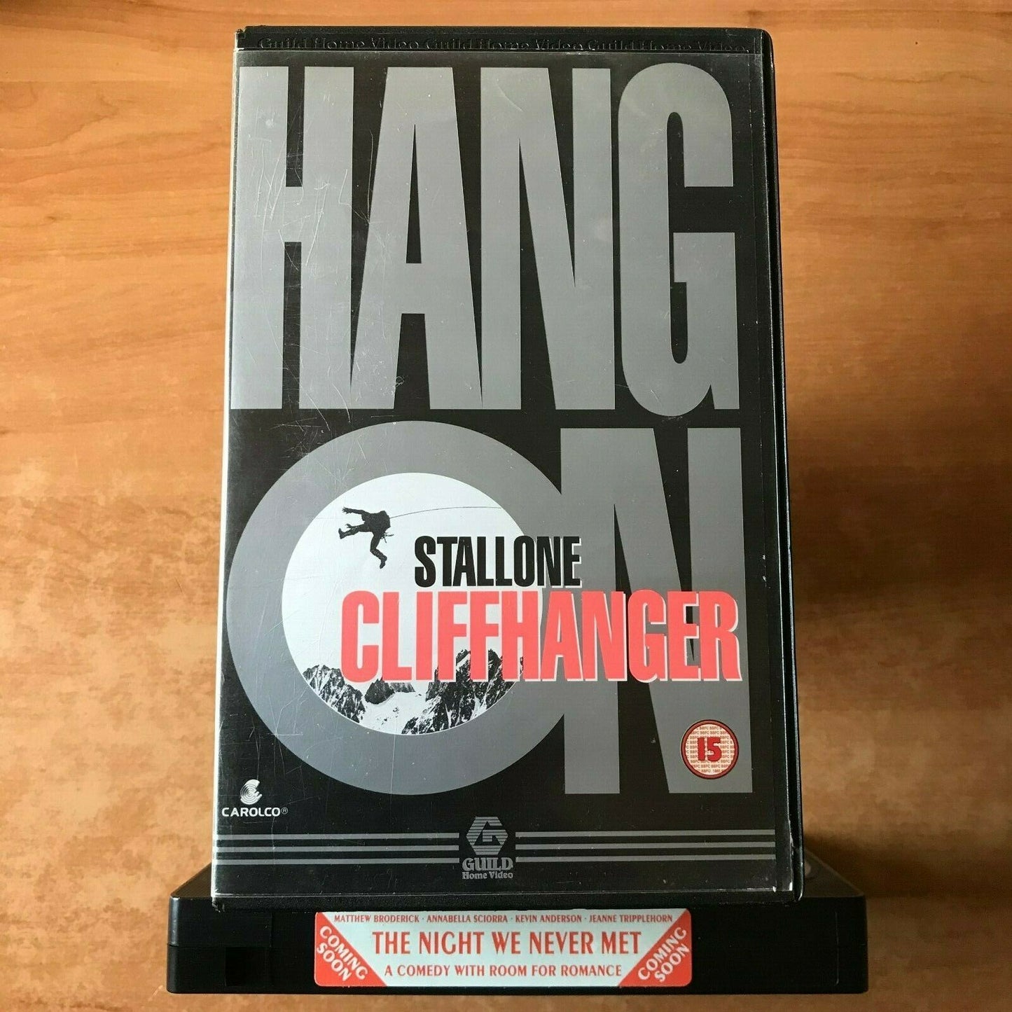 Cliffhanger (1993): Climbing Action (Large Box) Sylvester Stallone - Pal VHS-