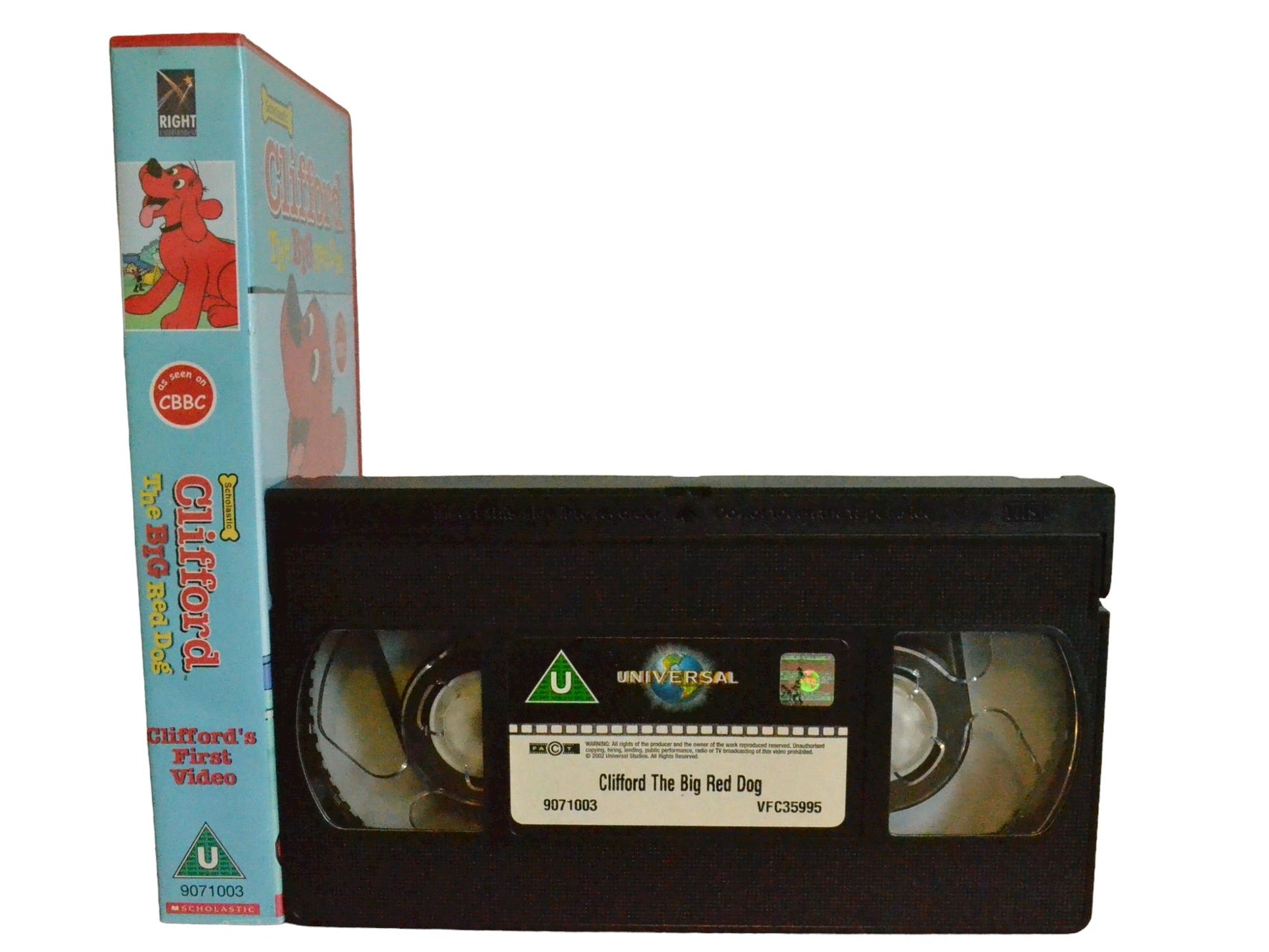 Clifford The Big Red Dog - Darby Camp - Right Entertainment - Childrens - PAL - VHS-