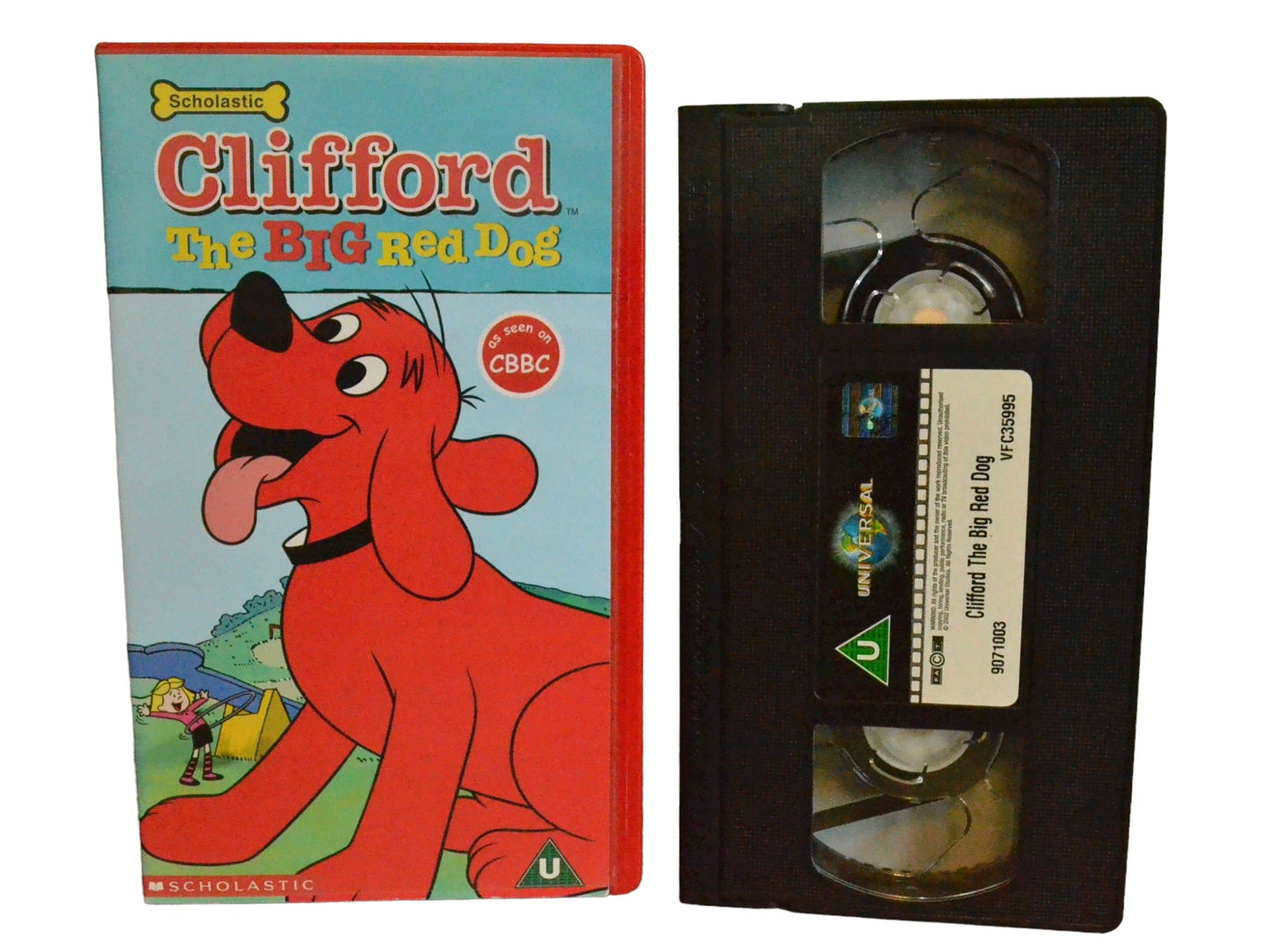 Clifford The Big Red Dog - Darby Camp - Right Entertainment - Childrens - PAL - VHS-