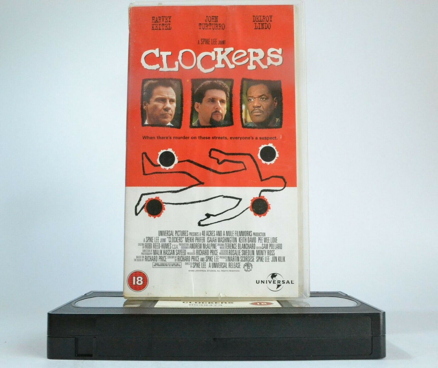 Clockers: A Spike Lee Joint - Crime Drama - Harvey Keitel/John Turturro - VHS-