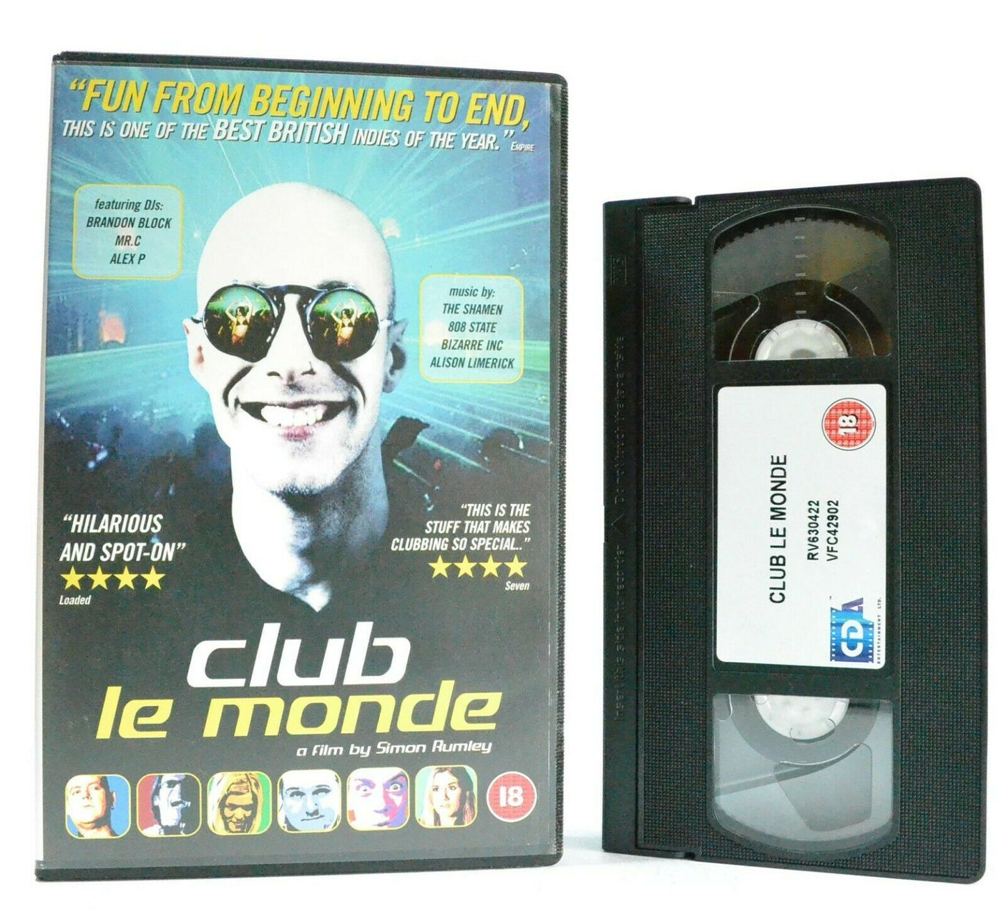 Club Le Monde: Independent Film - Drama - Large Box - London Nightclub - Pal VHS-