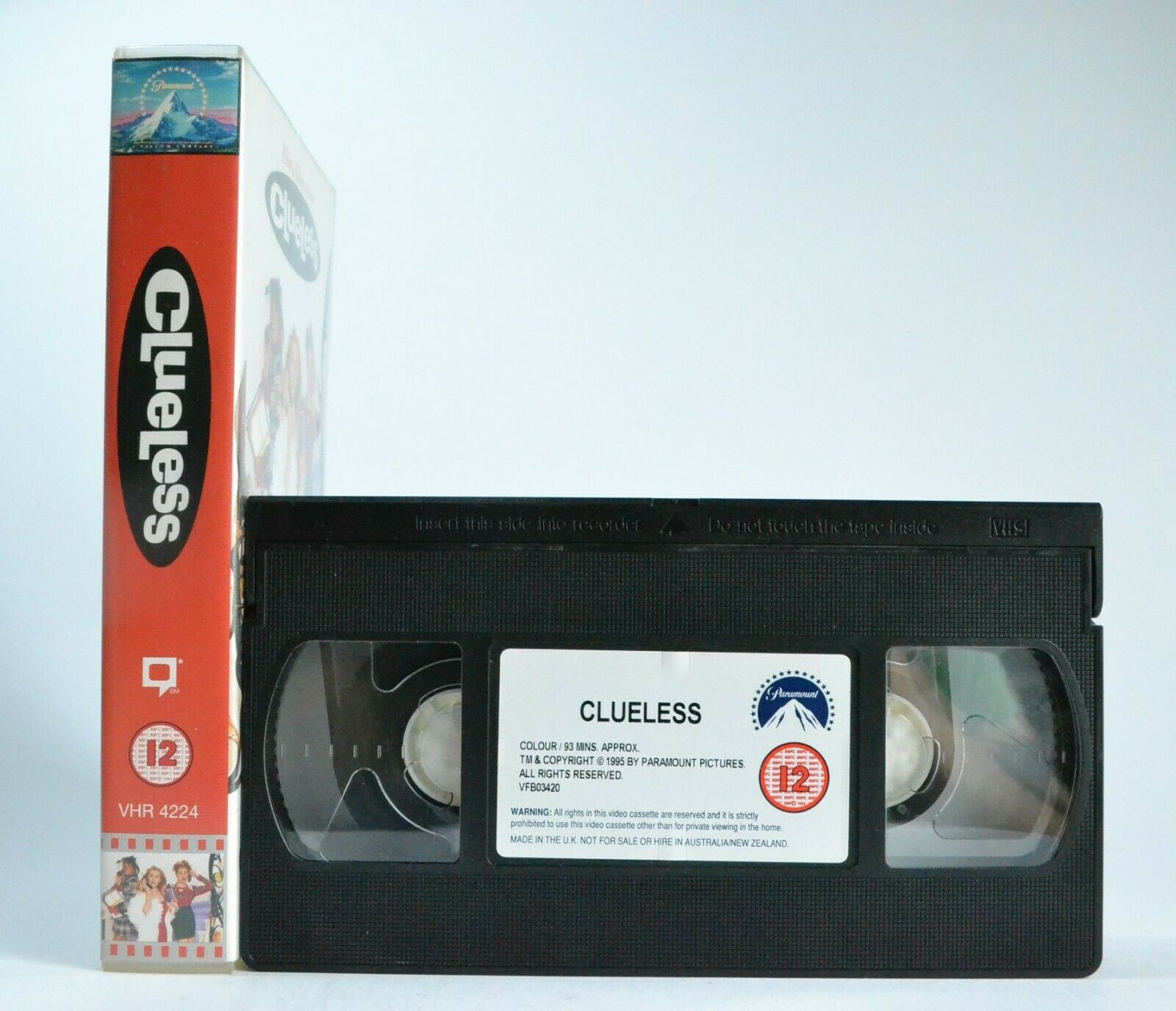 Clueless (1995): Coming Of Age Romantic Comedy - A.Silverstone/B.Murphy - VHS-