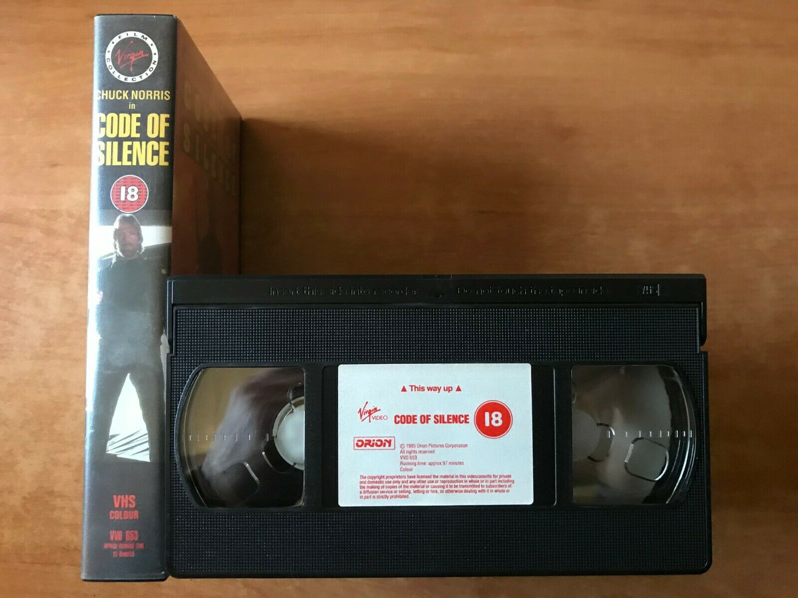 Code Of Silence (1985) Crime Action - Drama - Chuck Norris / Henry Silva - VHS-