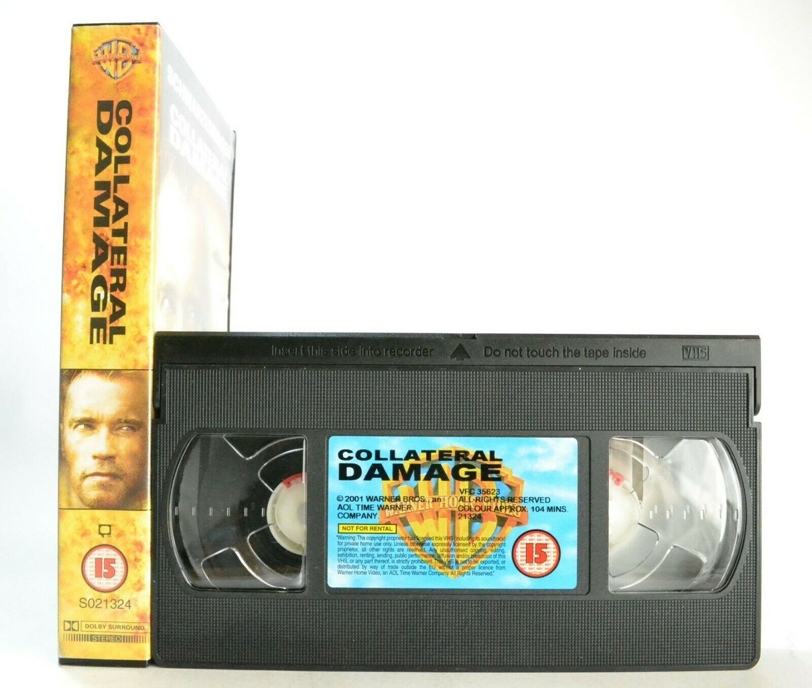 Collateral Damage: A Davis Film - Action Thriller - A.Schwarzenegger - Pal VHS-