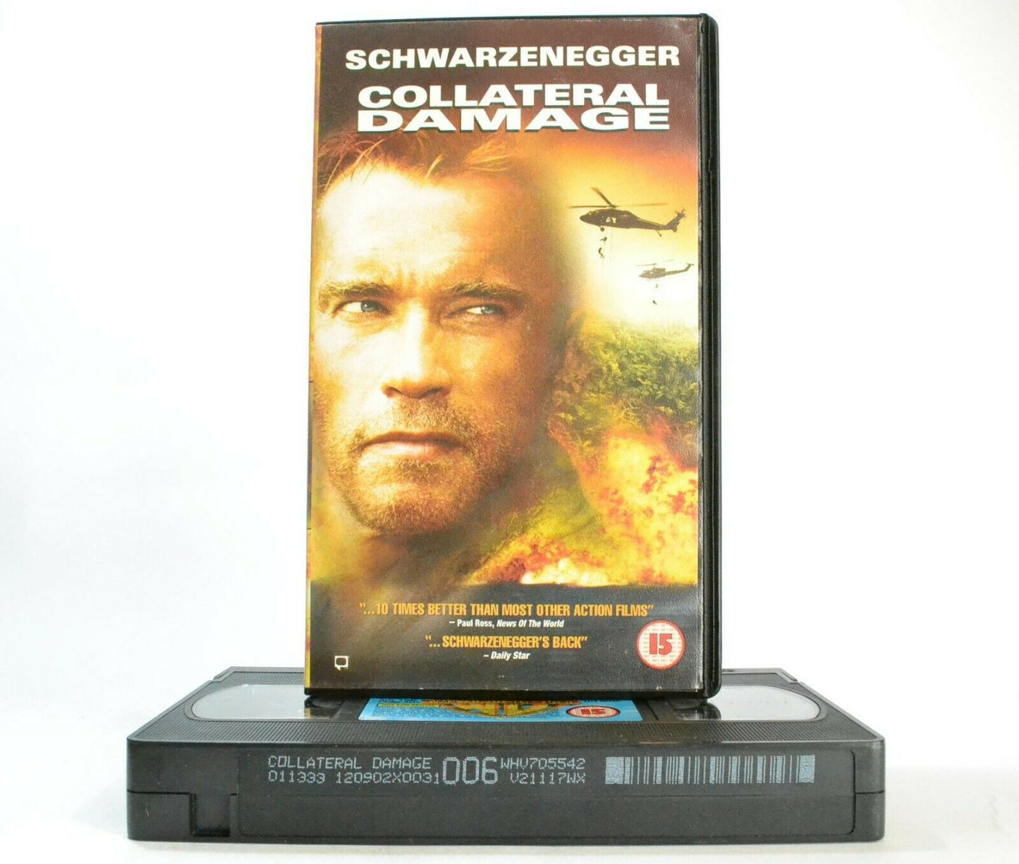 Collateral Damage: A Davis Film - Action Thriller - A.Schwarzenegger - Pal VHS-