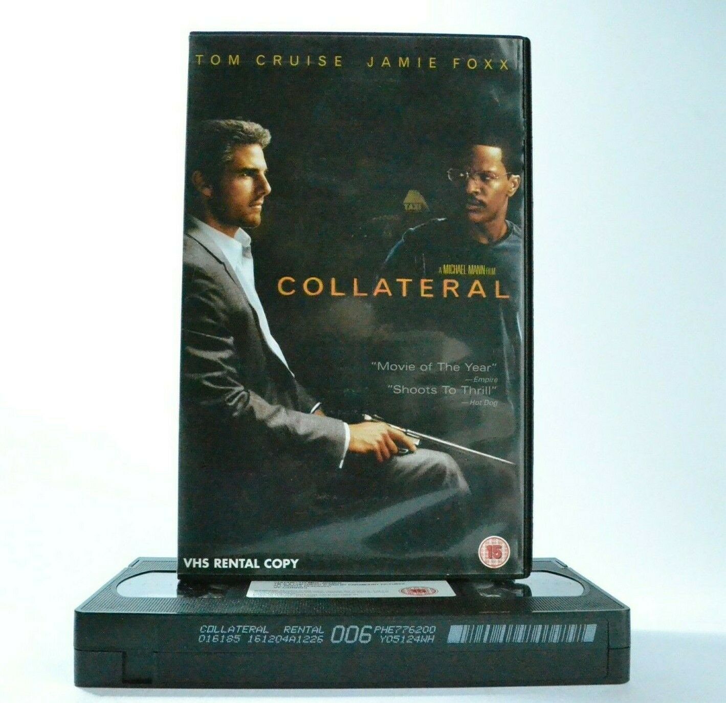 Collateral: Film By M.Mann - Neo-Noir Thriller - Tom Cruise/Jaime Foxx - Pal VHS-