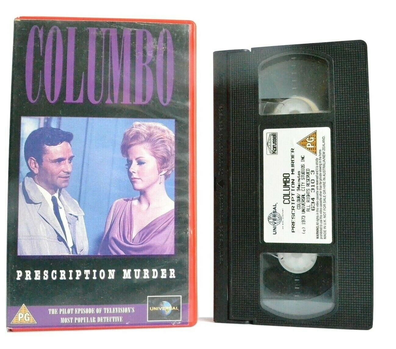 Columbo: Prescription Murder - The Pilot - Classic TV Series - Peter Falk - VHS-