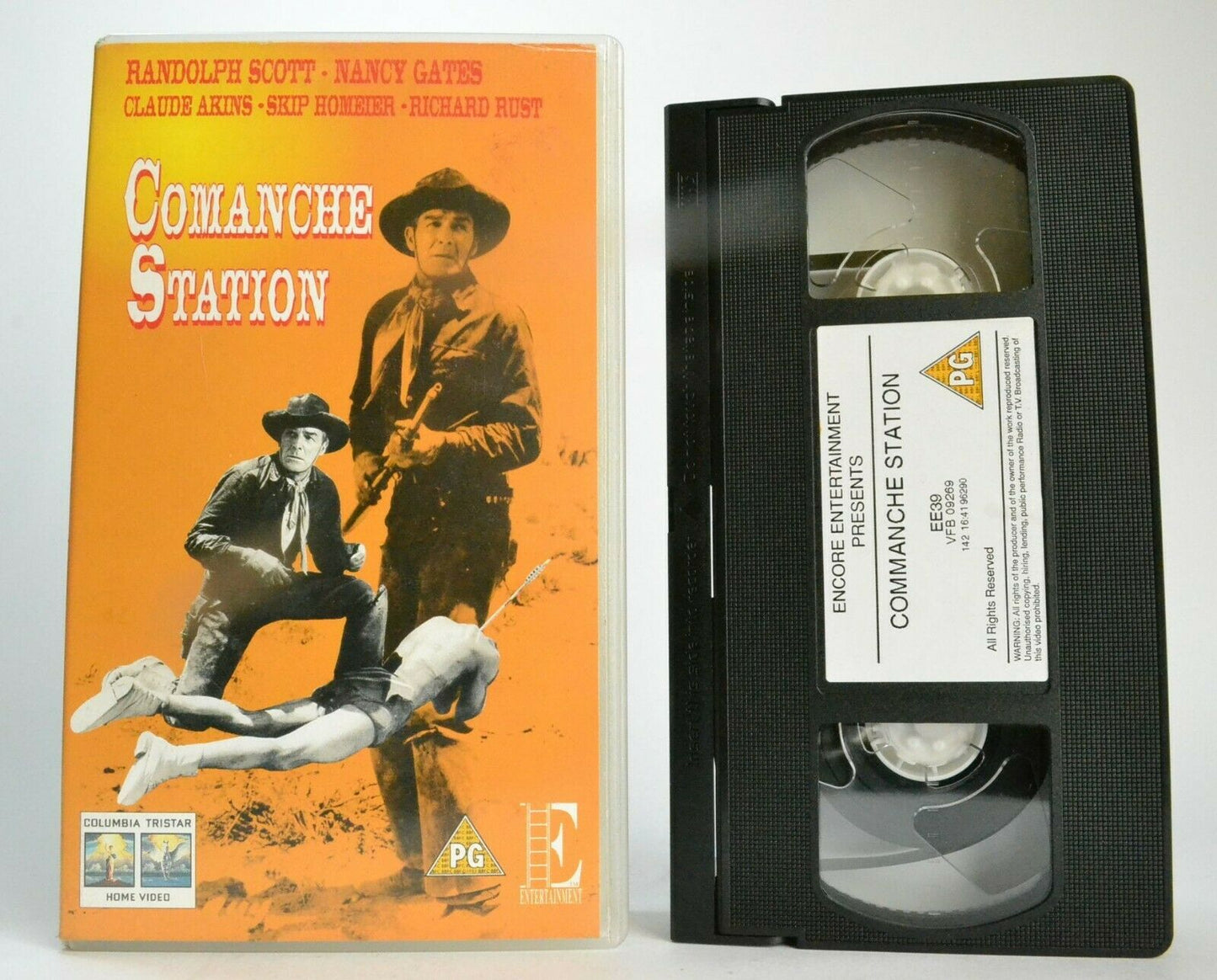 Comanche Station (1960): Western Drama - Randolph Scott / Nancy Gates - Pal VHS-