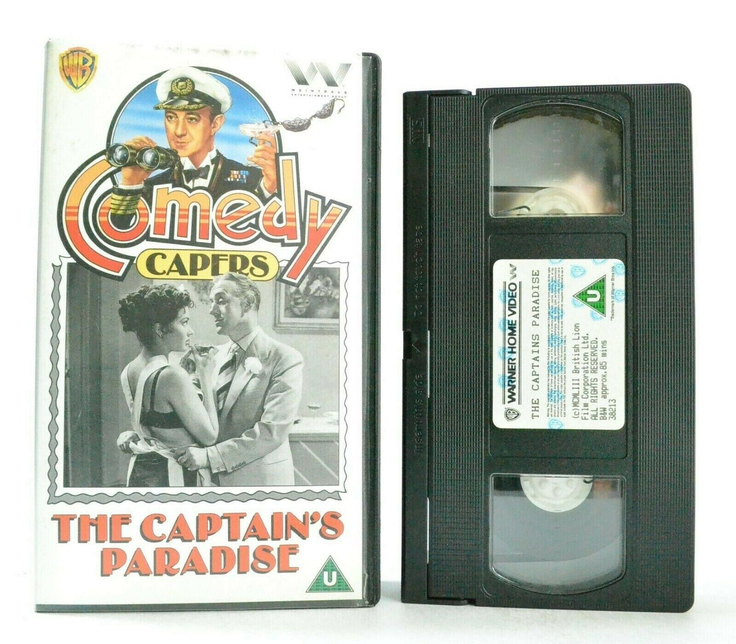 Comedy Capers: The Captain's Paradise - (1956) British Comedy - A.Guinness - VHS-