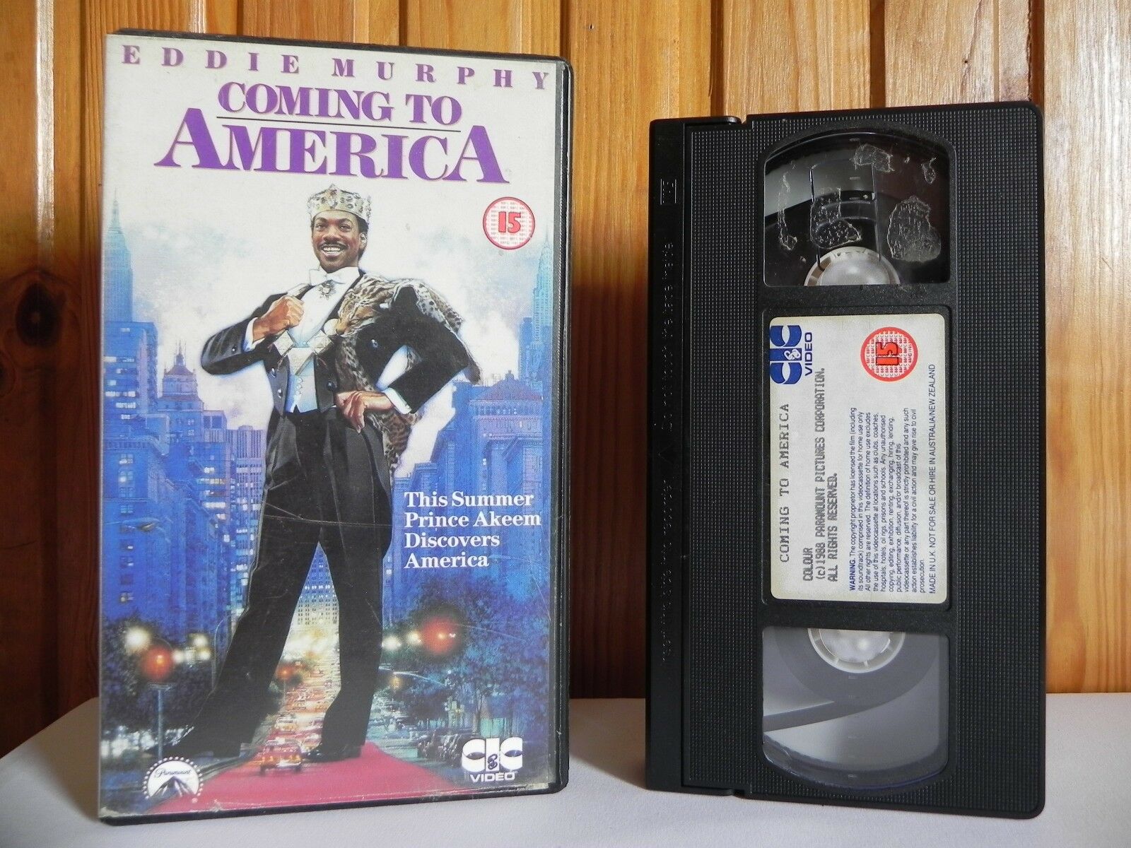 Coming To America - CIC Video - Comedy - Eddie Murphy - Arsenio Hall - Pal VHS-