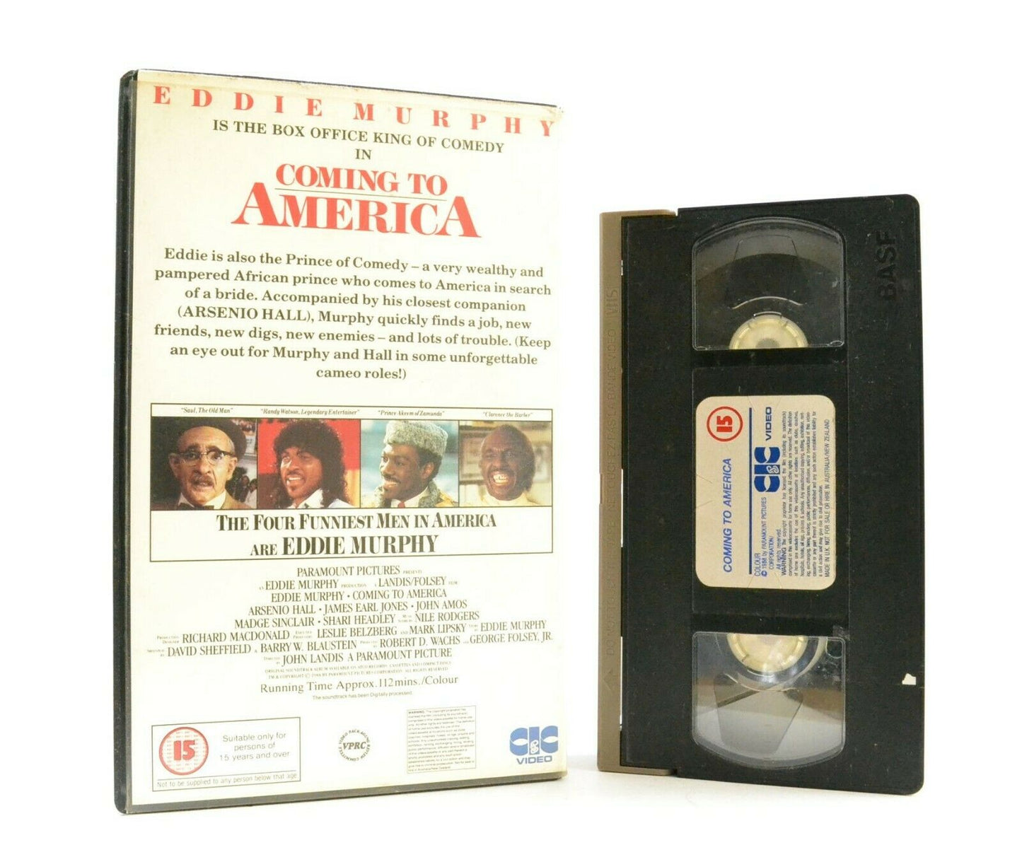 Coming To America: Comedy Classic (1988) - Large Box - Eddie Murphy - Pal VHS-