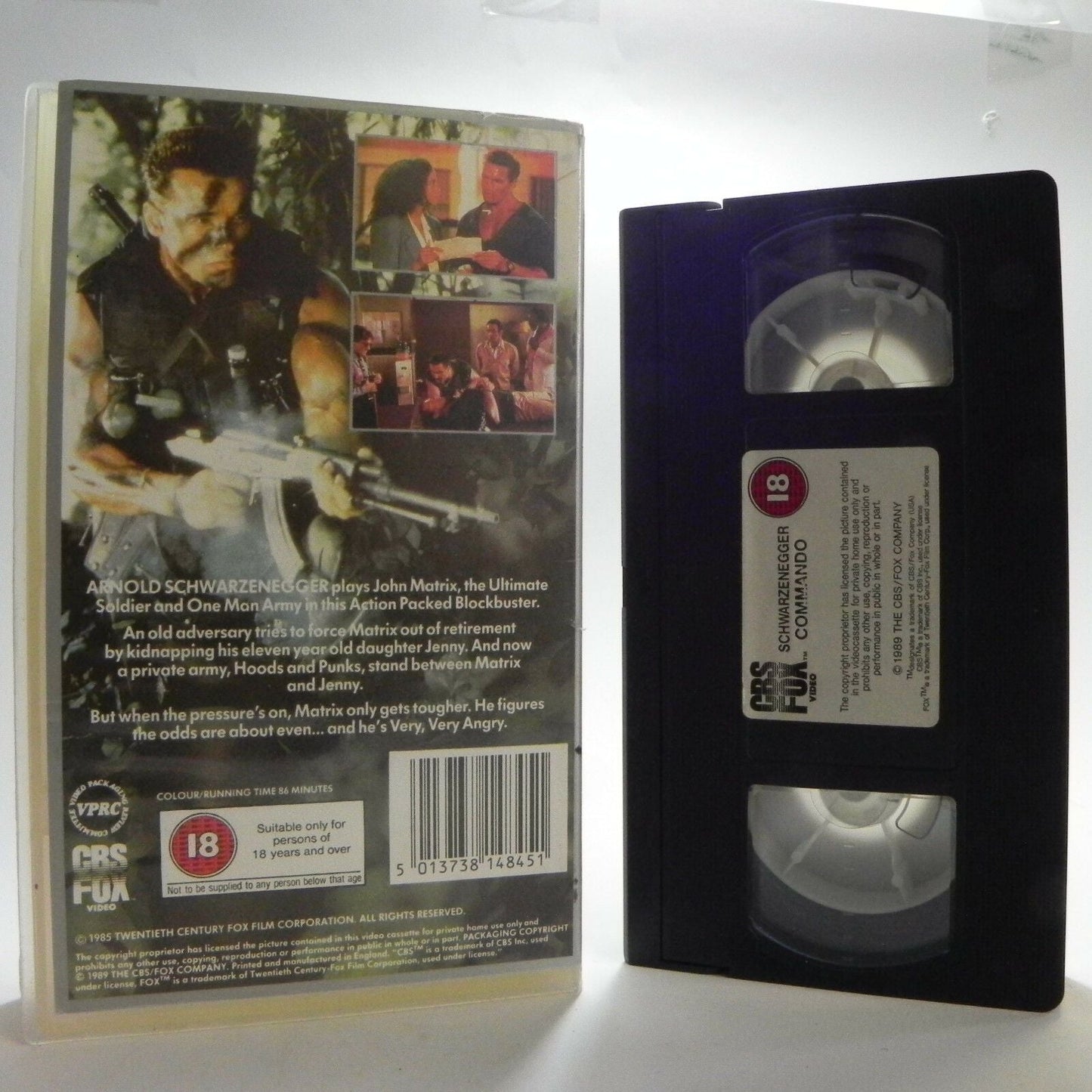 Commando (1985): Arnold Schwarzenegger - Explosive Action - Cult Pal VHS-