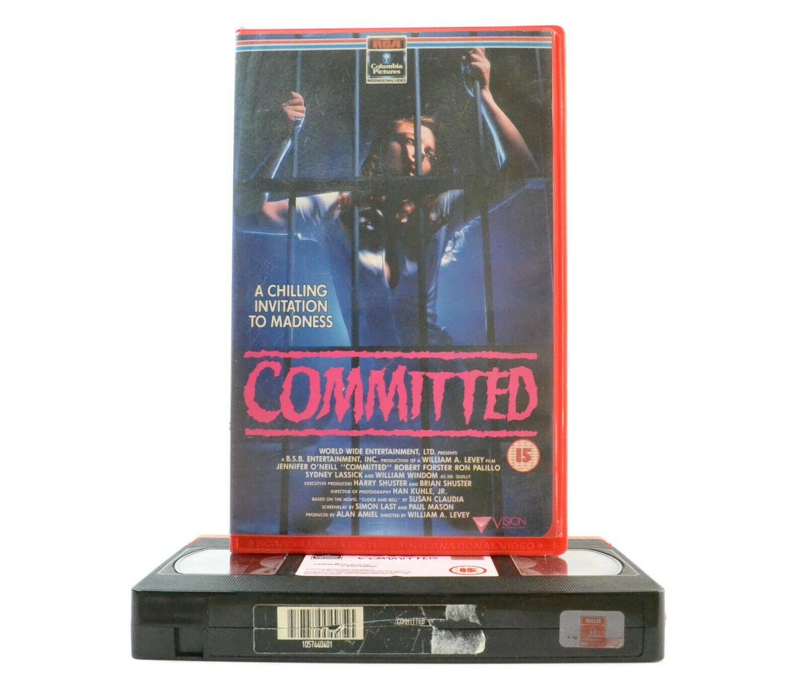 Committed: A Chilling Invitation To Madness - Large Box - Drama (1991) - VHS-