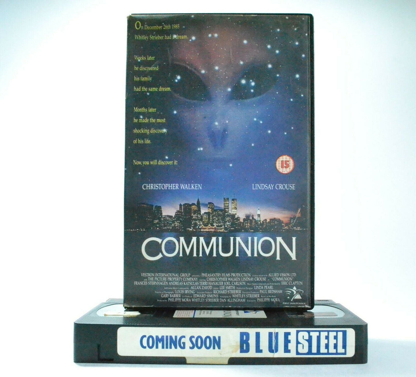 Communion - Christopher Walken - Greys - Alien SCI-FI Thriller - Large Box VHS-