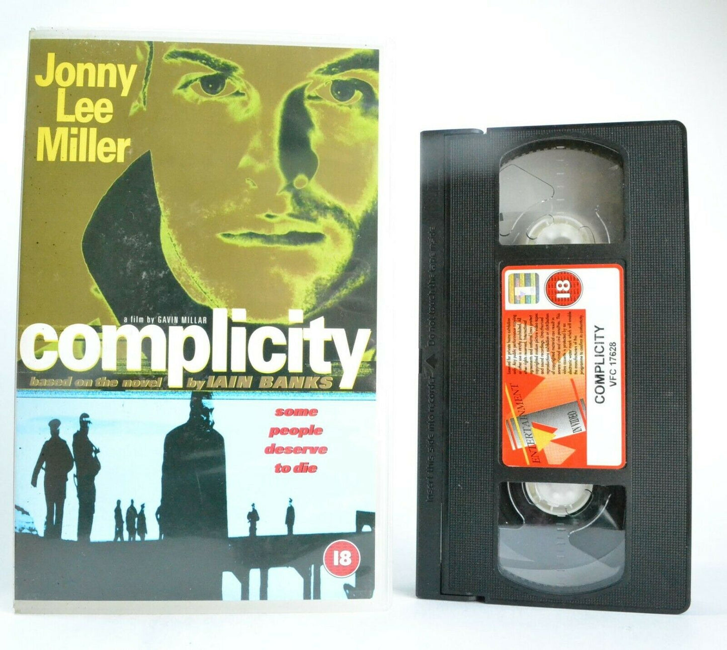 Complicity: Based On I.Banks Novel - Large Box - Drama - Jonny Lee Miller - VHS-