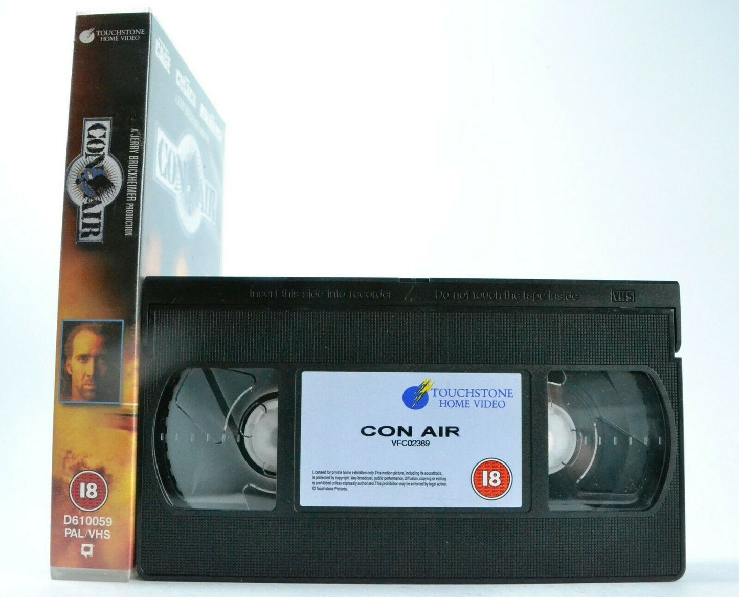 Con Air (1997): Expolosive Airplane Action - Nicolas Cage / John Malkovich - VHS-