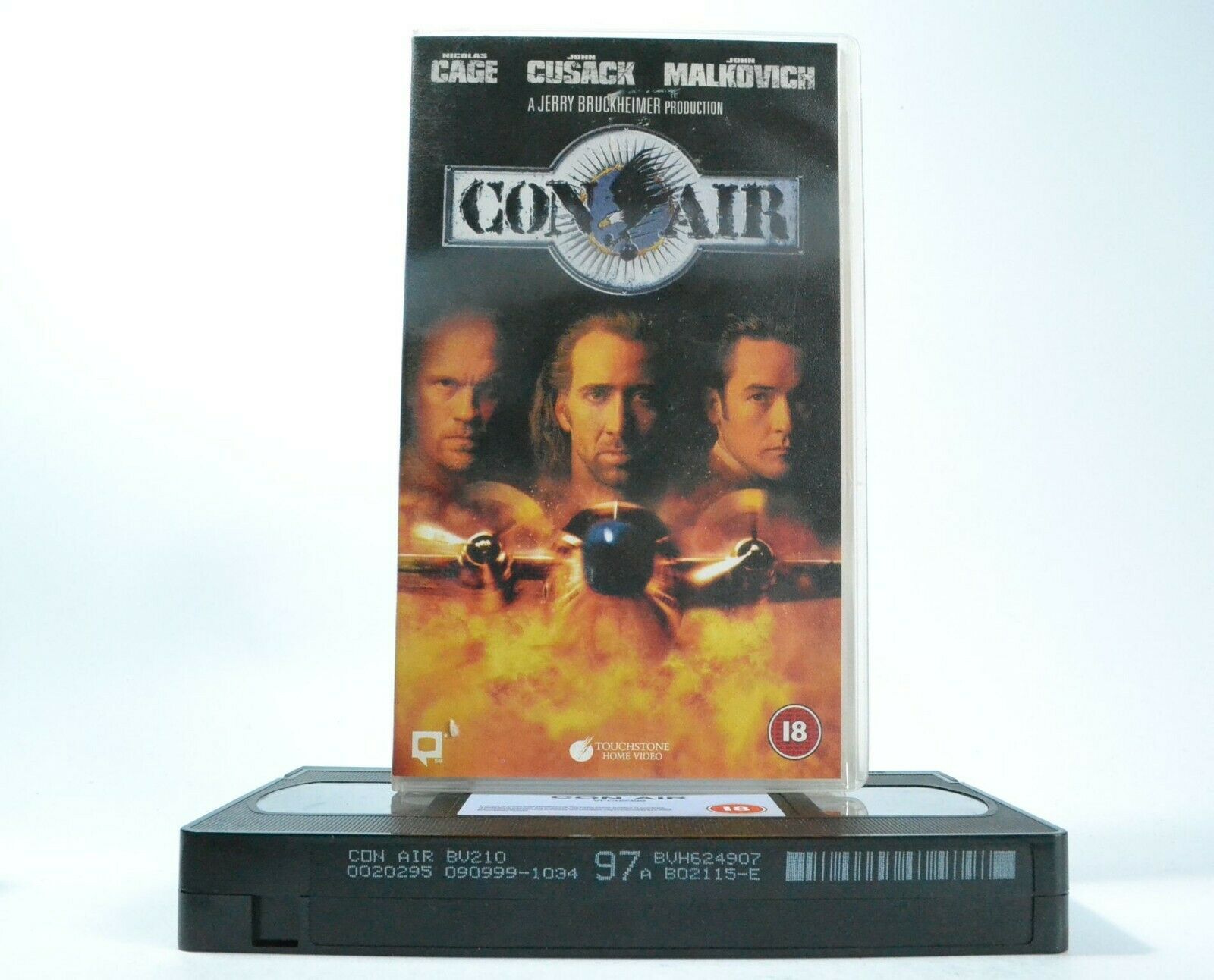 Con Air (1997): Expolosive Airplane Action - Nicolas Cage / John Malkovich - VHS-