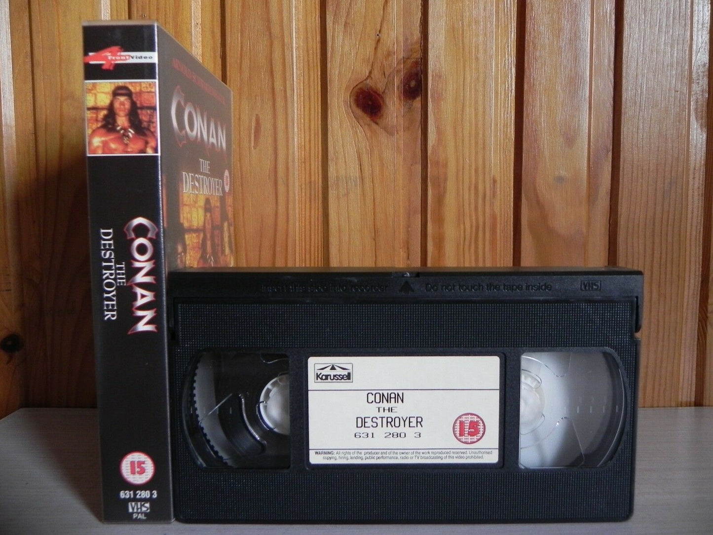 Conan - The Destroyer - 4Front Video Release - Arnold Schwarzenegger - Pal VHS-