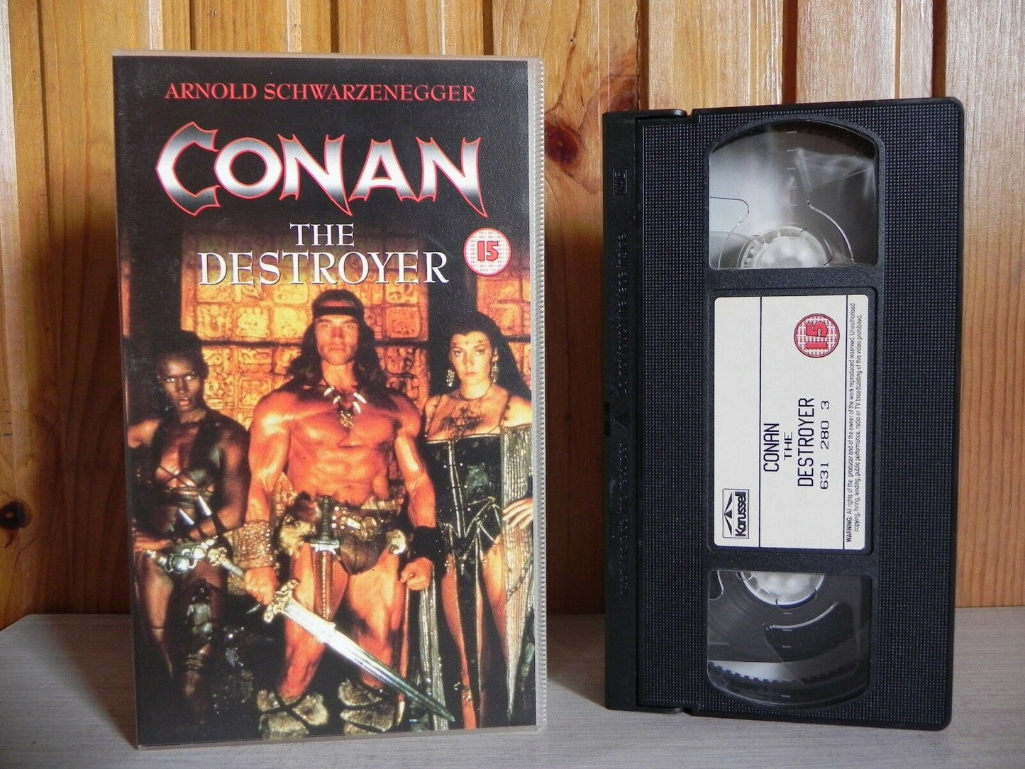 Conan - The Destroyer - 4Front Video Release - Arnold Schwarzenegger - Pal VHS-