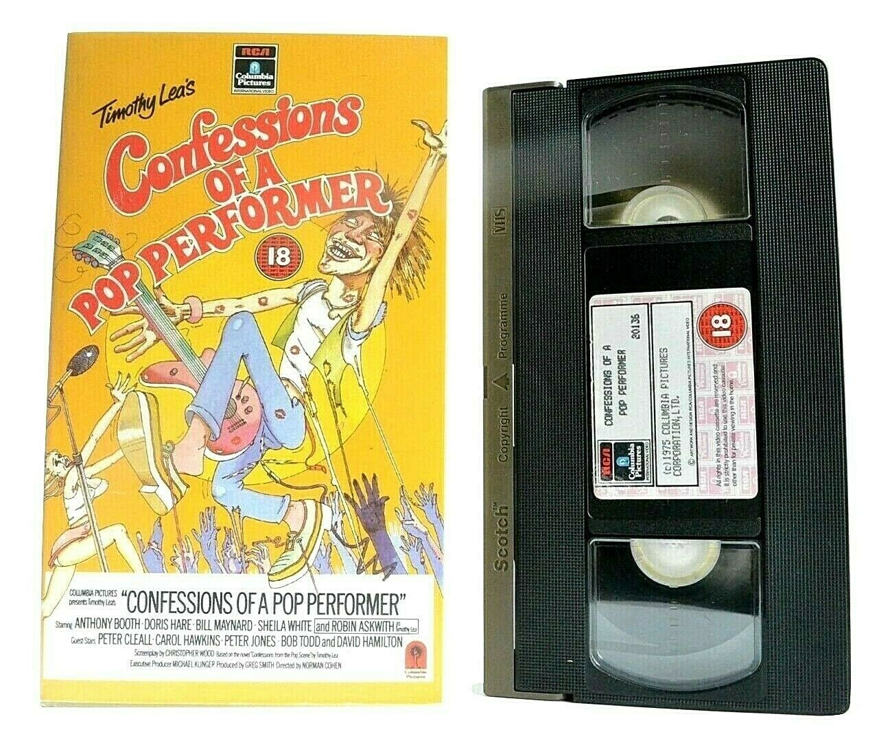 Confessions Of A Pop Performer (1975) - Adult Comedy -<<Timothy Lea>>- Pal VHS-