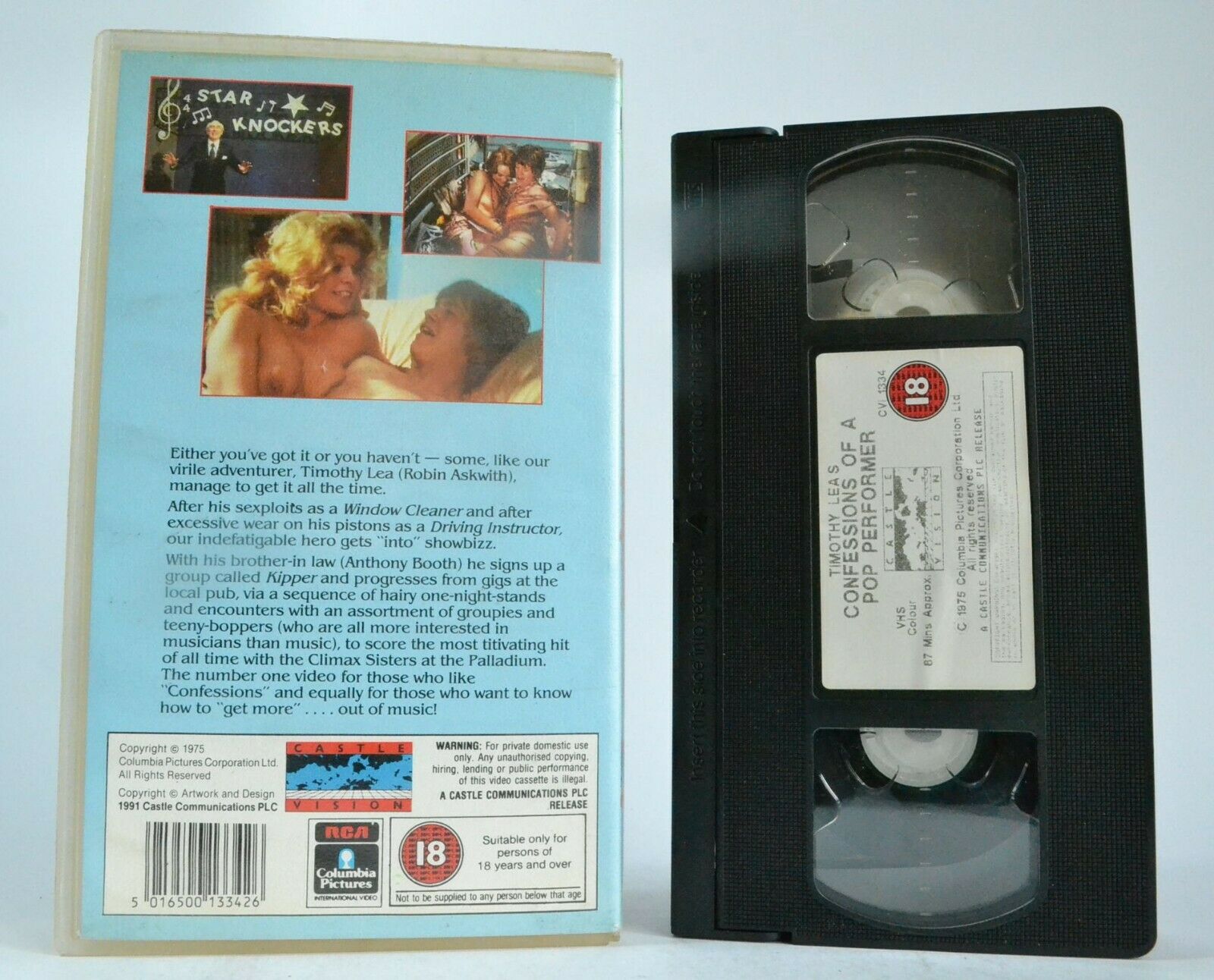 Confessions Of A Pop Performer (1975) [Collector Series] -<Timothy Lea>- VHS-