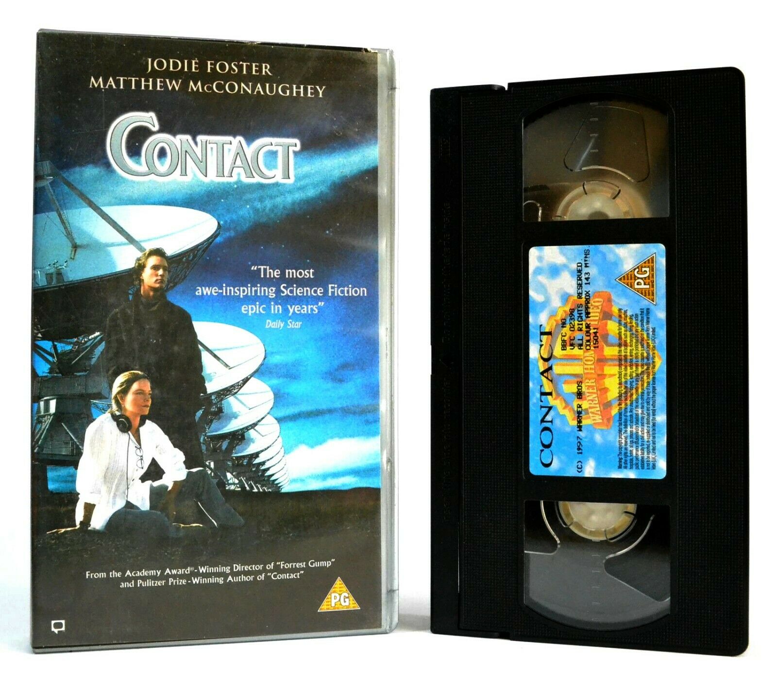 Contact: Film By R.Zemeckis - Sci-Fi/Drama (1997) - J.Foster/M.McConaughey - VHS-