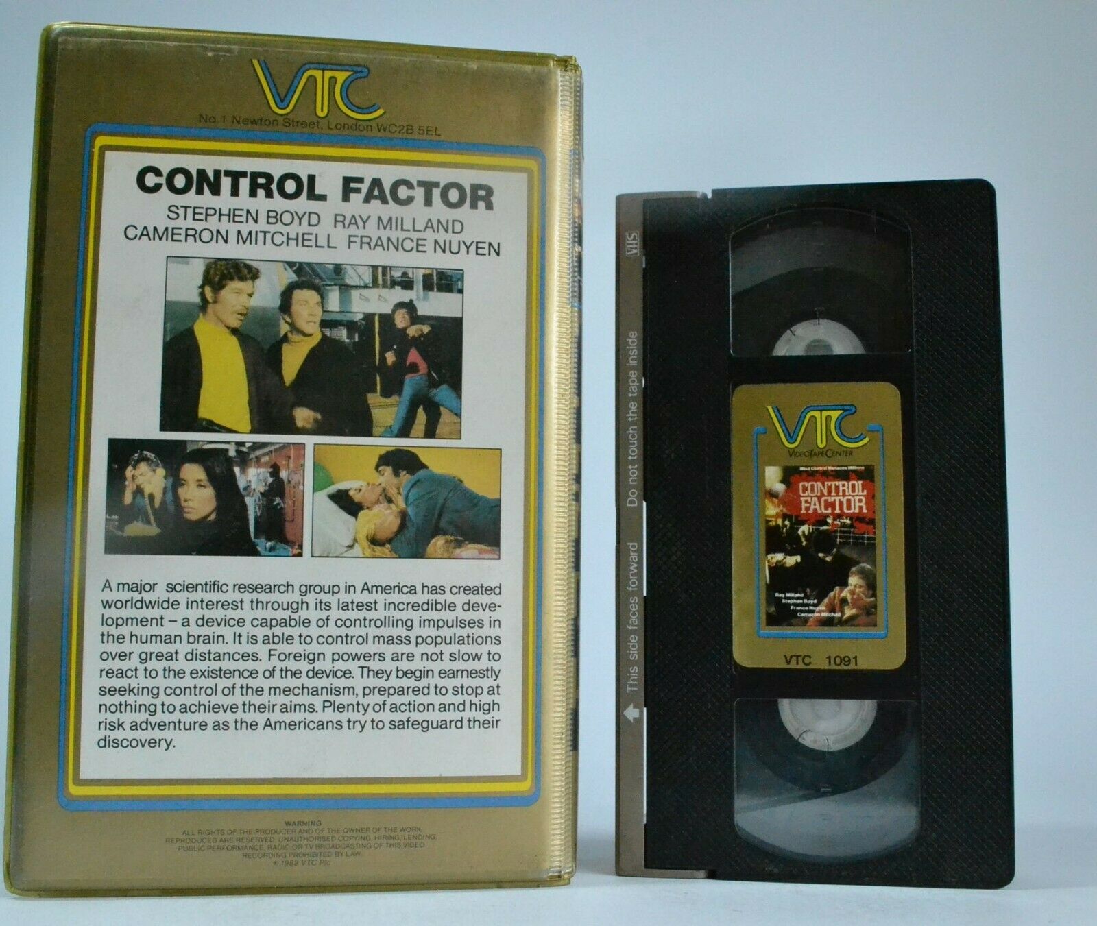 Control Factor - Stephen Boyd - VTC 1091 - Big Box - Ex Rental - Pre Cert - VHS-