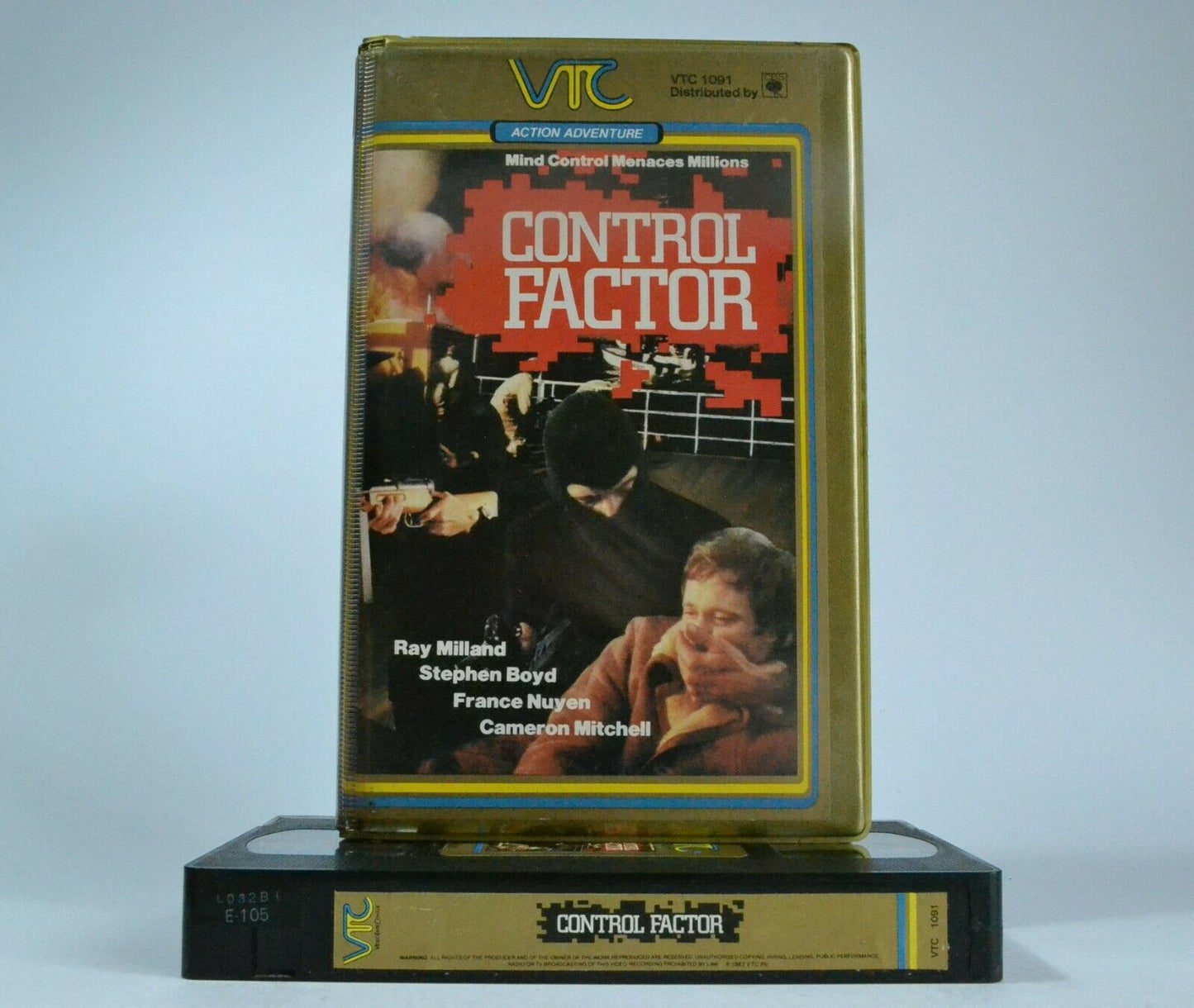 Control Factor - Stephen Boyd - VTC 1091 - Big Box - Ex Rental - Pre Cert - VHS-