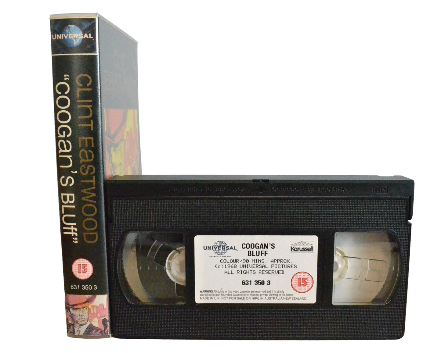 Coogan's Bluff - Clint Eastwood - Universal Video - 6313503 - Action - Pal - VHS-